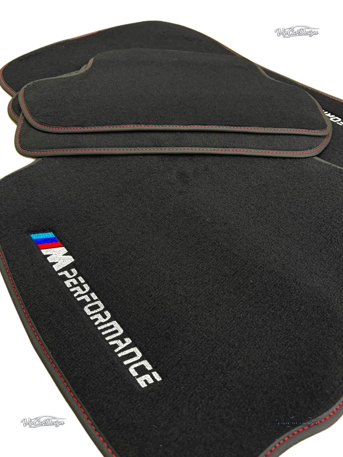BMW 6 Series F13 (2011-2018) Custom Fit Floor Mats M Performance Logo - Front Floor Mats | VipCarDesign