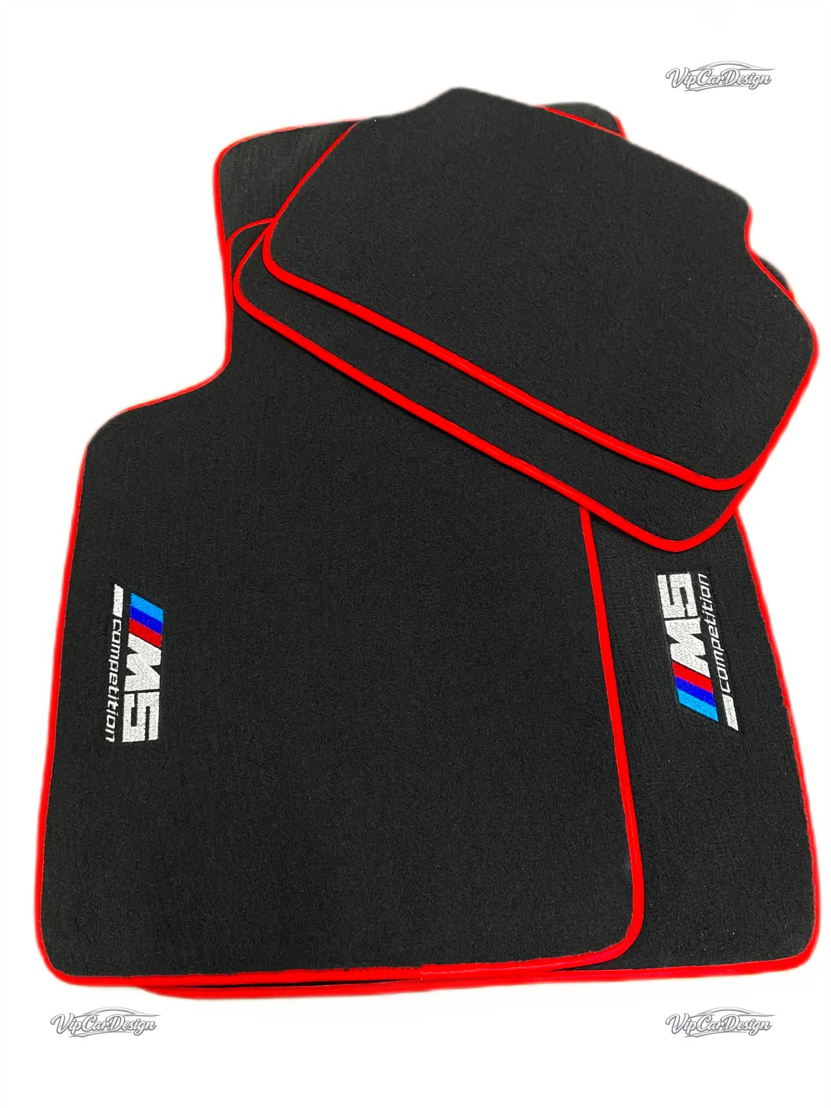 BMW 5 Series E28 (1981-1988) Custom Fit Floor Mats M5 Logo - Rear Floor Mats | VipCarDesign