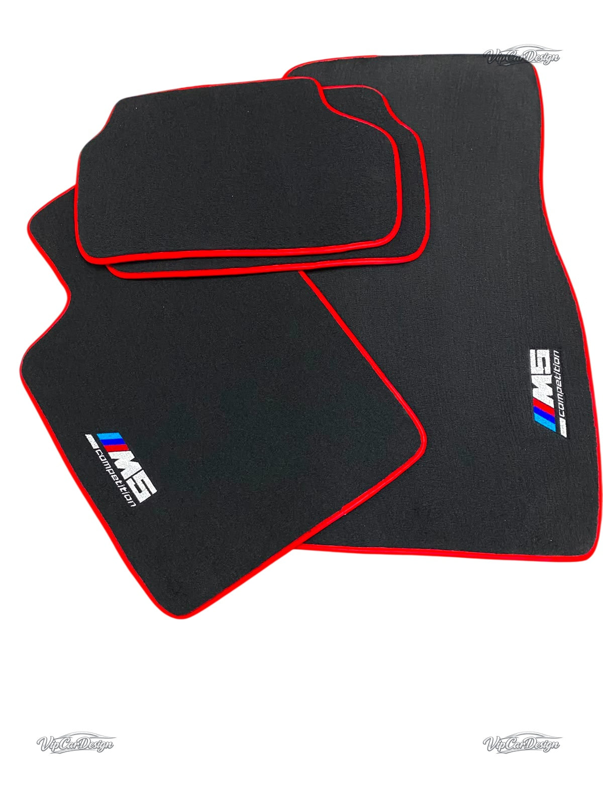 BMW M5 E39 (1998-2003) Custom Fit Floor Mats M5 Logo - M5 Logo Detail | VipCarDesign