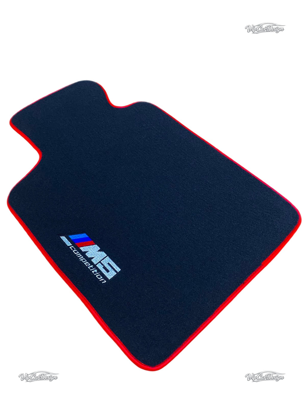 BMW M5 E60 (2005-2010) Custom Fit Floor Mats M5 Logo - Premium Velour Detail | VipCarDesign