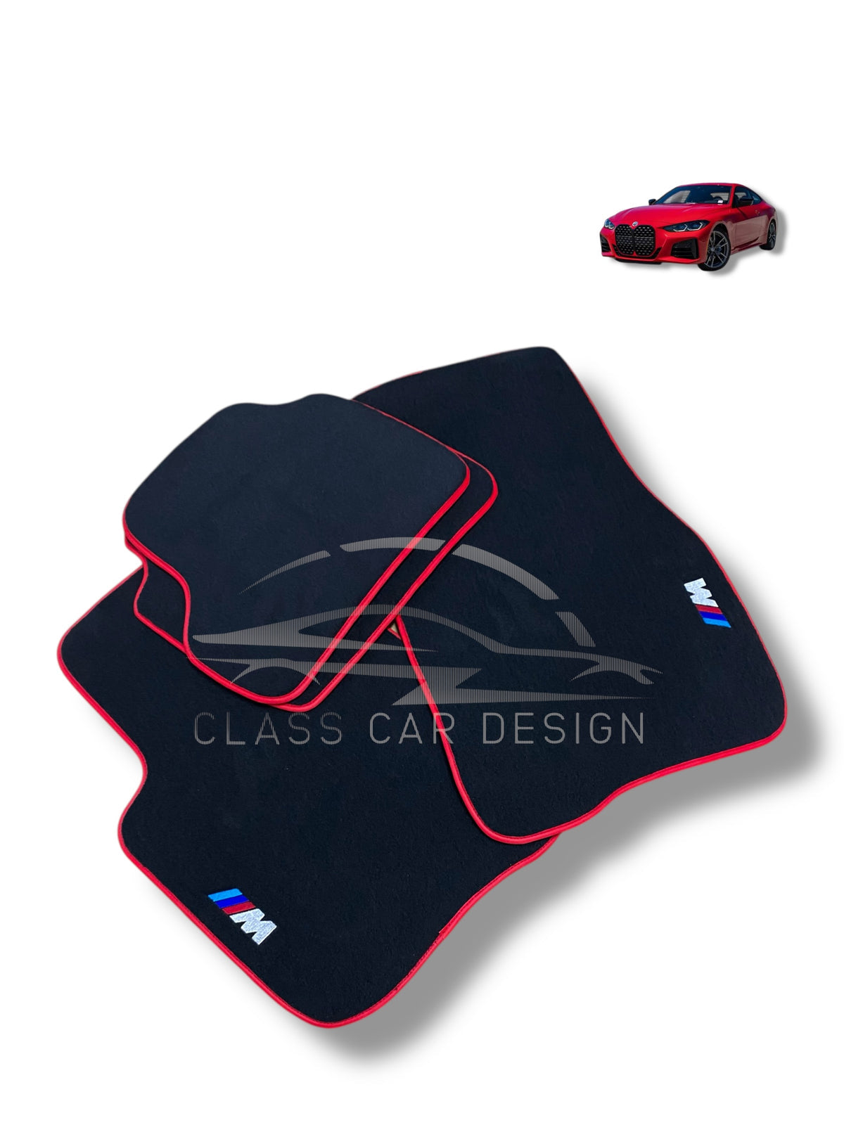 BMW 4 Series F33 Cabrio (2014–2021) Custom Fit Velour Floor Mats – Luxury Carpet Set