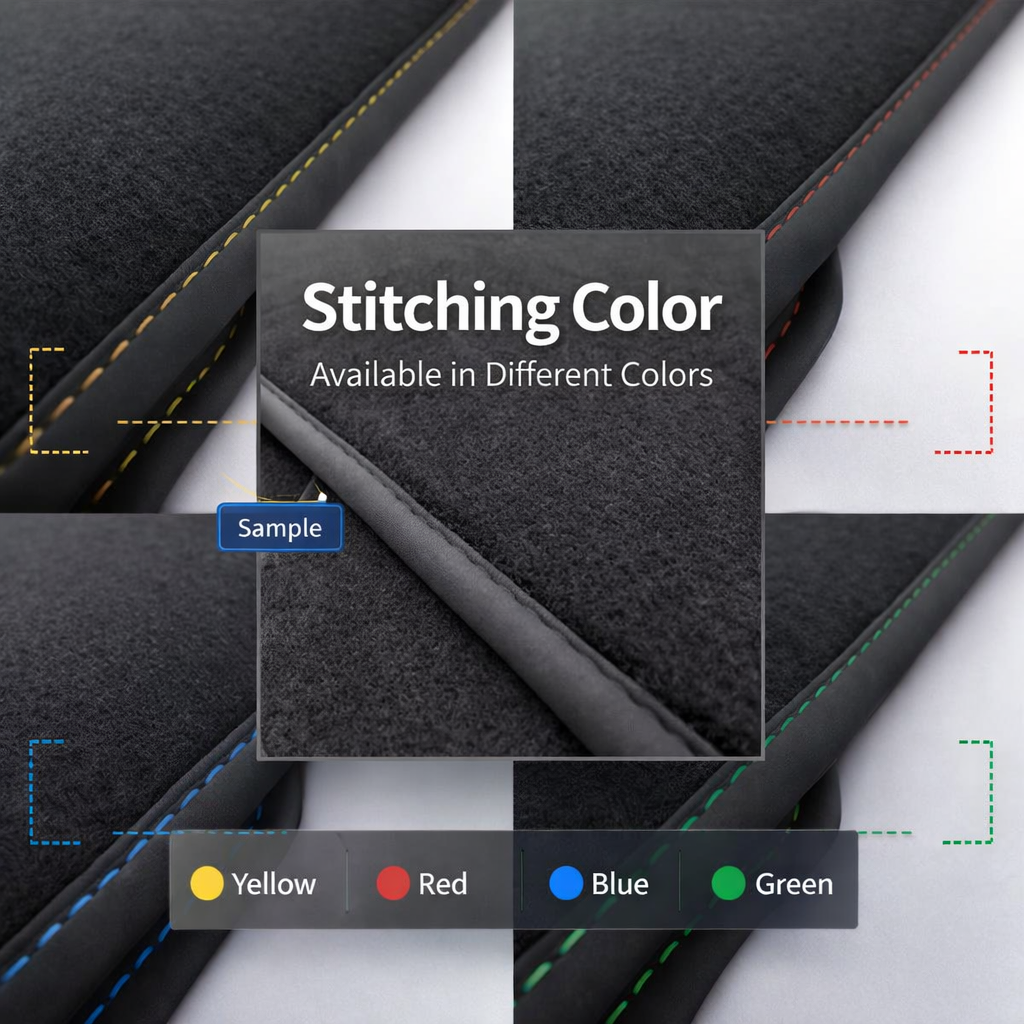 Maserati GranCabrio Sport (2011-2019) Floor Mats – Custom Fit Velour Luxury Carpet Set