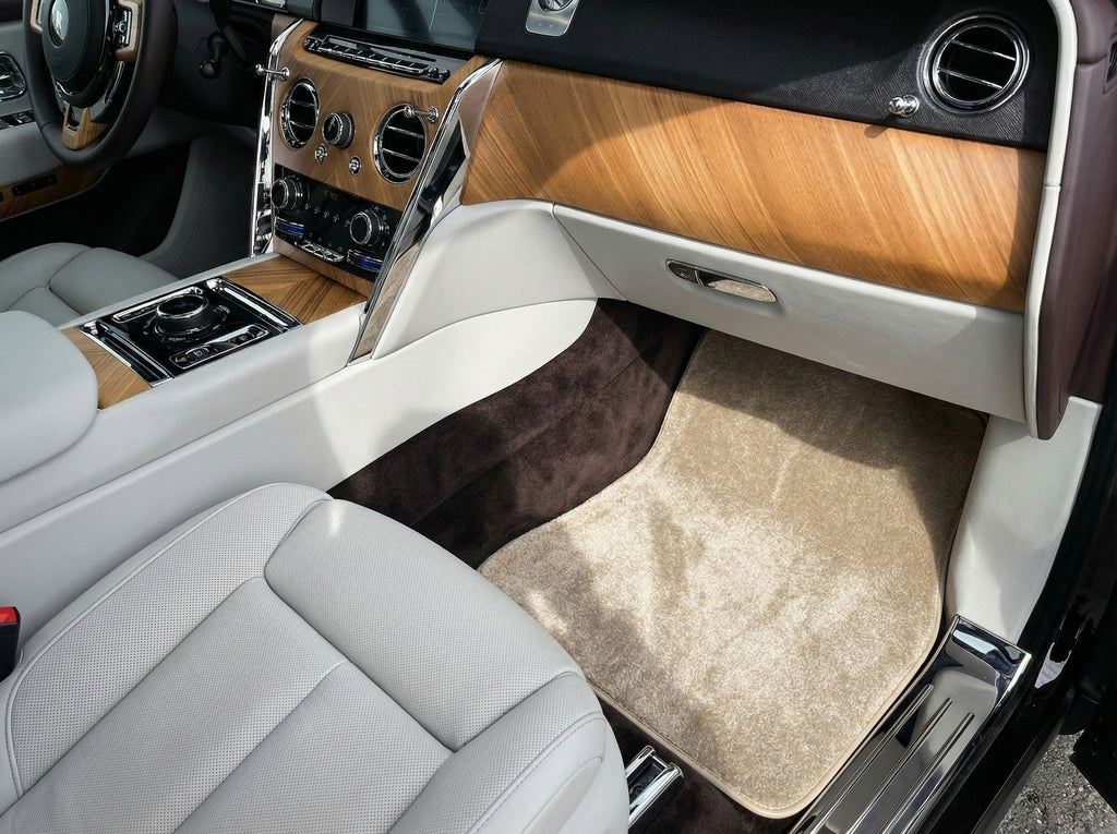 Rolls Royce Ghost Series II (2021-2026) Custom Fit Premium Velour Floor Mats