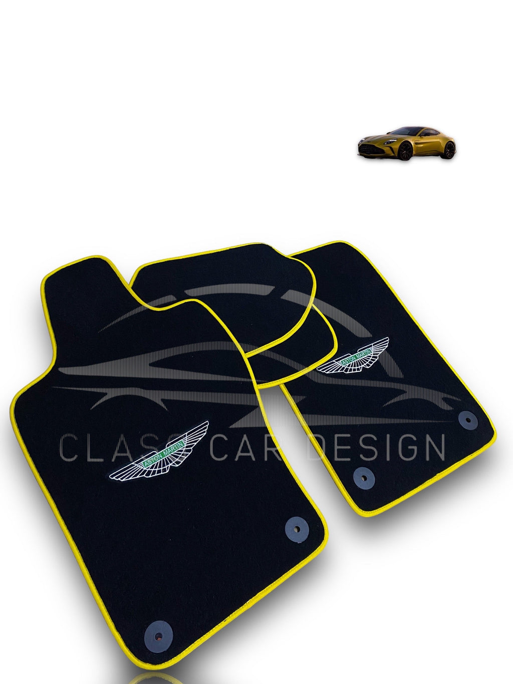 Aston Martin V12 Vanquish (2001–2005) – Premium Velour Floor Mats