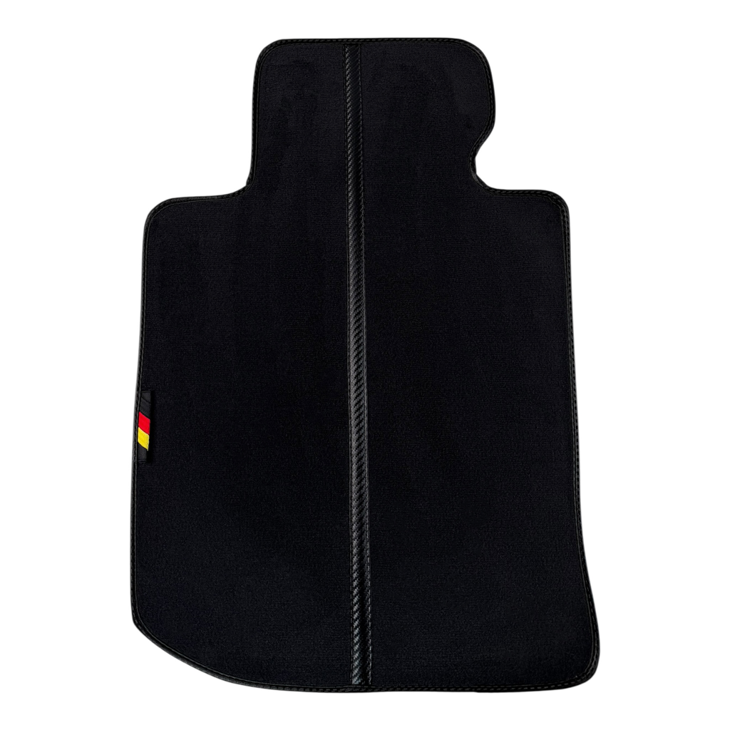 BMW 3 Series G20 4-door Sedan (2019-2024) with Carbon Fiber Details Custom Fit Premium Velour Floor Mats