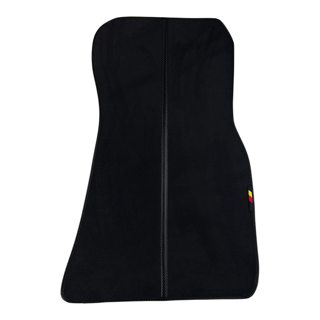 BMW 3 Series G20 4-door Sedan (2019-2024) with Carbon Fiber Details Custom Fit Premium Velour Floor Mats