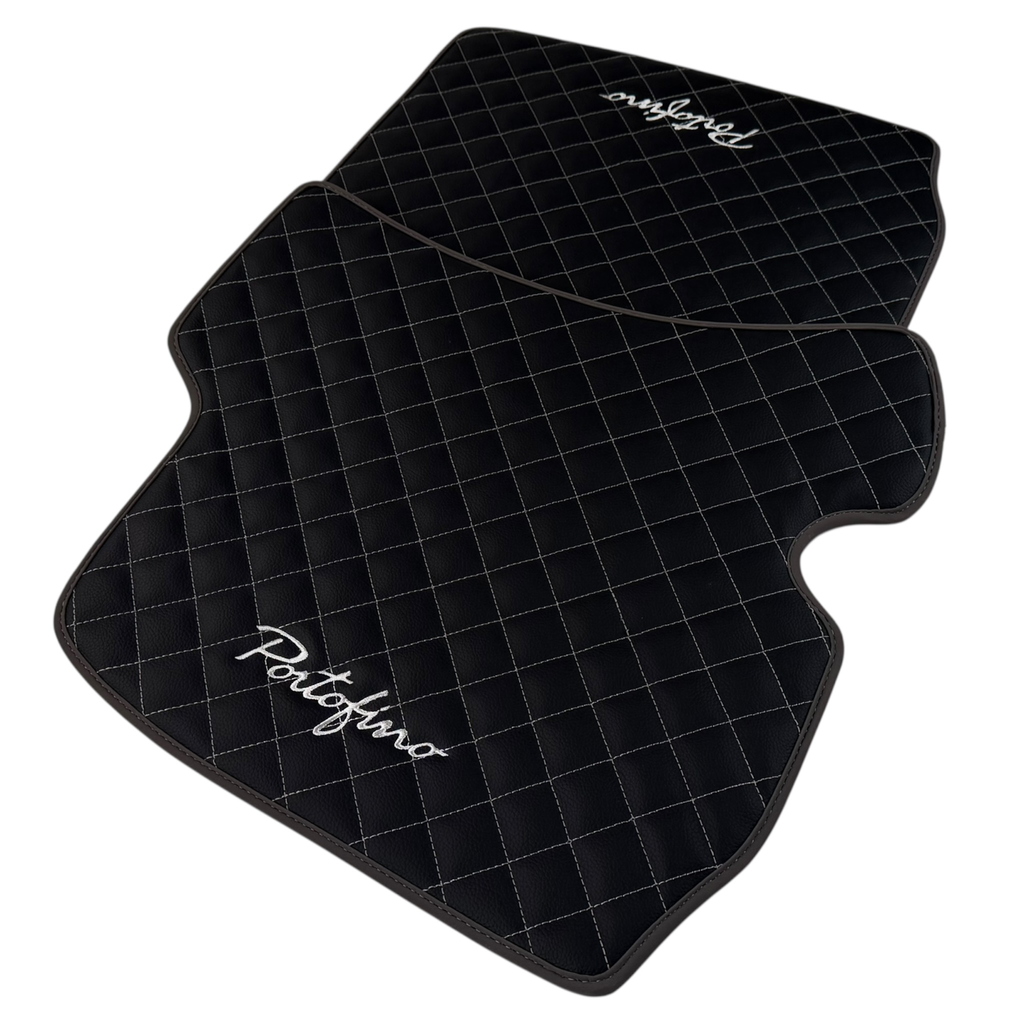 Ferrari Portofino 2018-2023 | Gray Edition Custom Fit Premium Velour Floor Mats