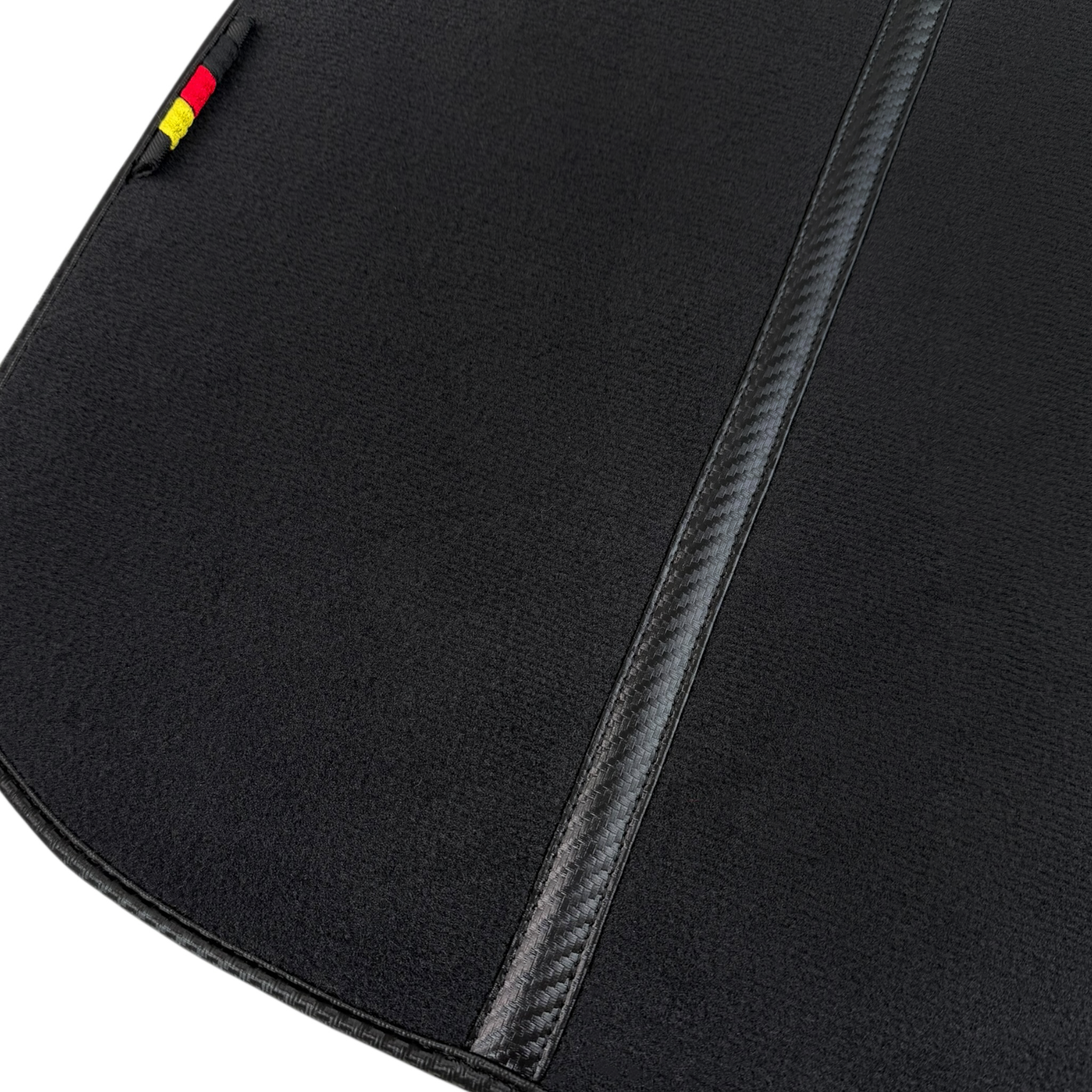 BMW 3 Series G20 4-door Sedan (2019-2024) with Carbon Fiber Details Custom Fit Premium Velour Floor Mats