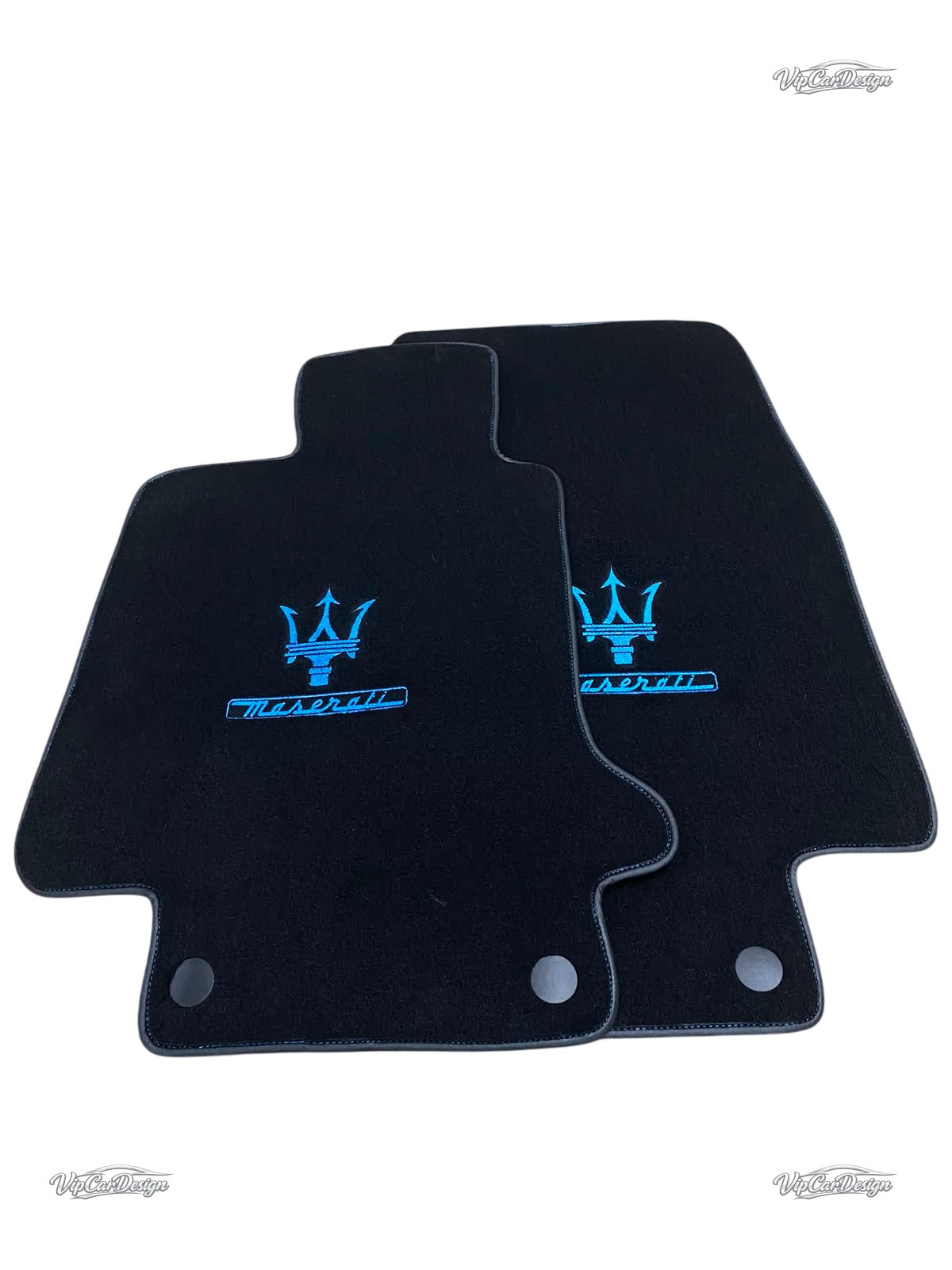 Maserati GranCabrio MC (2013-2019) Custom Fit Floor Mats - Premium Velour Detail | VipCarDesign