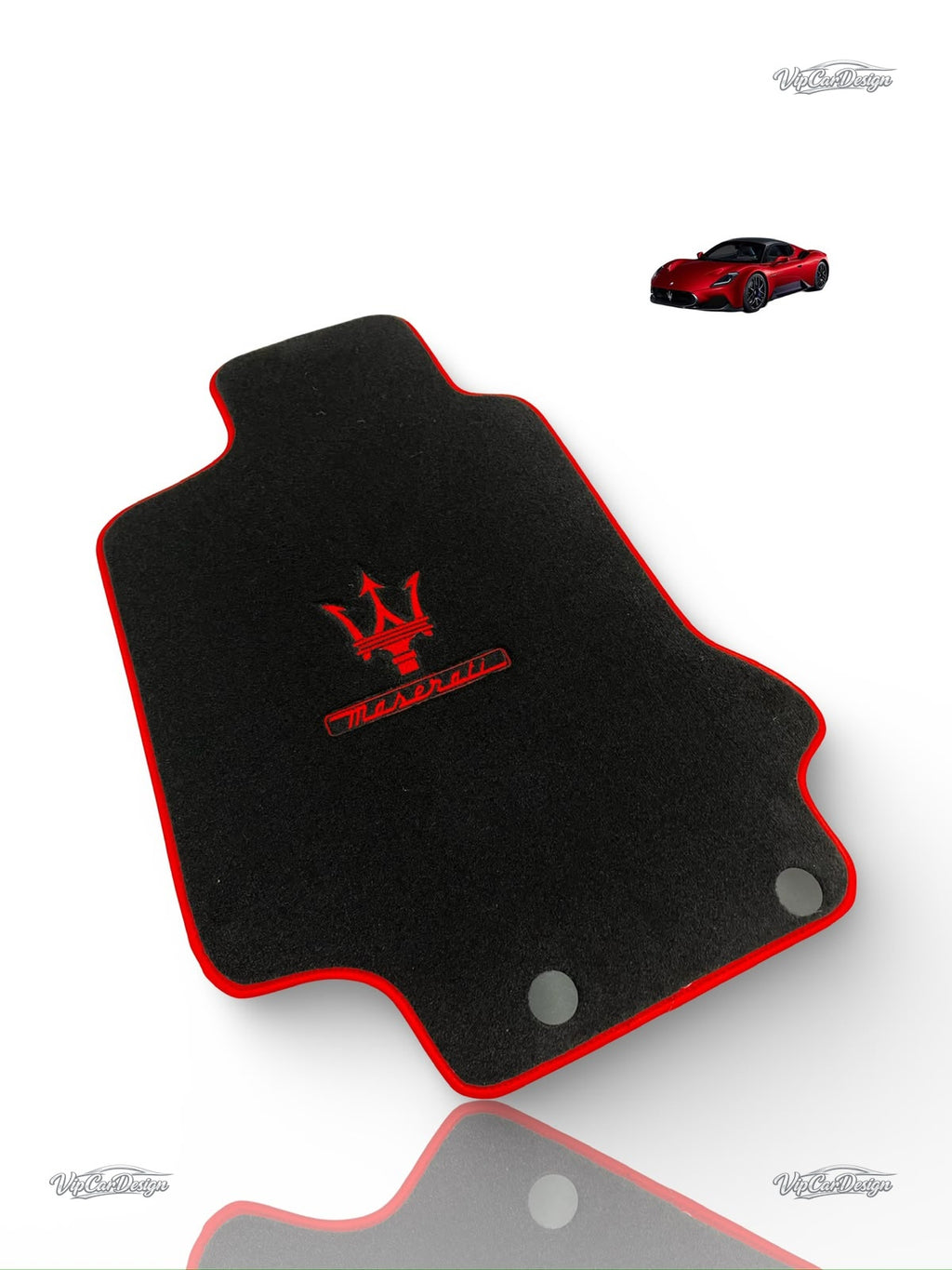 Maserati GranCabrio I (2010-2019) Custom Fit Floor Mats - Color Options | VipCarDesign