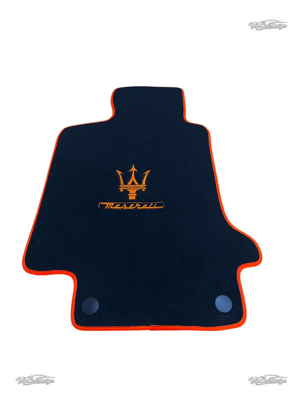 Maserati Coupe (2002-2007) Custom Fit Floor Mats - Heel Pad Detail | VipCarDesign