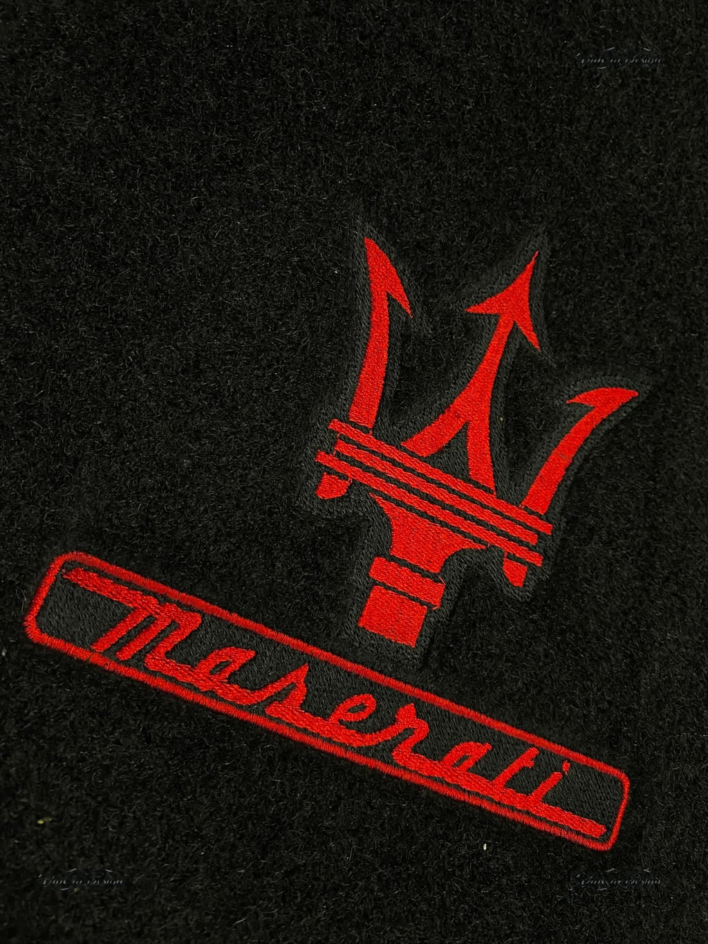 Maserati Coupe (2002-2007) Custom Fit Floor Mats - Driver Mat Close-Up | VipCarDesign