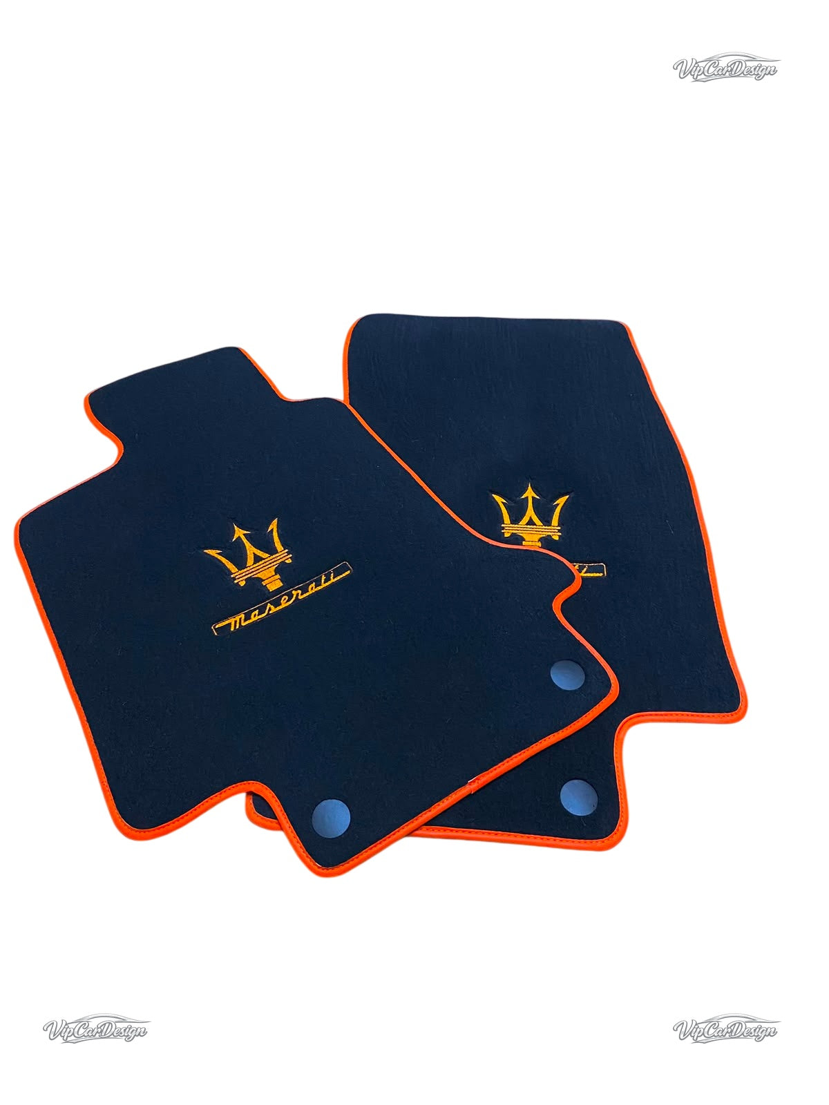 Maserati MC20 (2021-2025) Custom Fit Floor Mats - Passenger Mat Close-Up | VipCarDesign