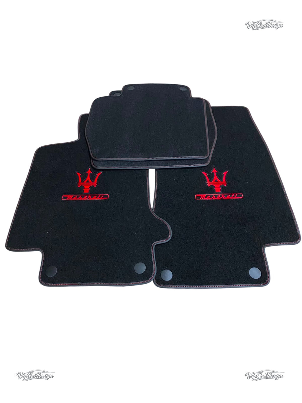 Maserati GranTurismo MC (2009-2010) Custom Fit Floor Mats - Full Coverage View | VipCarDesign