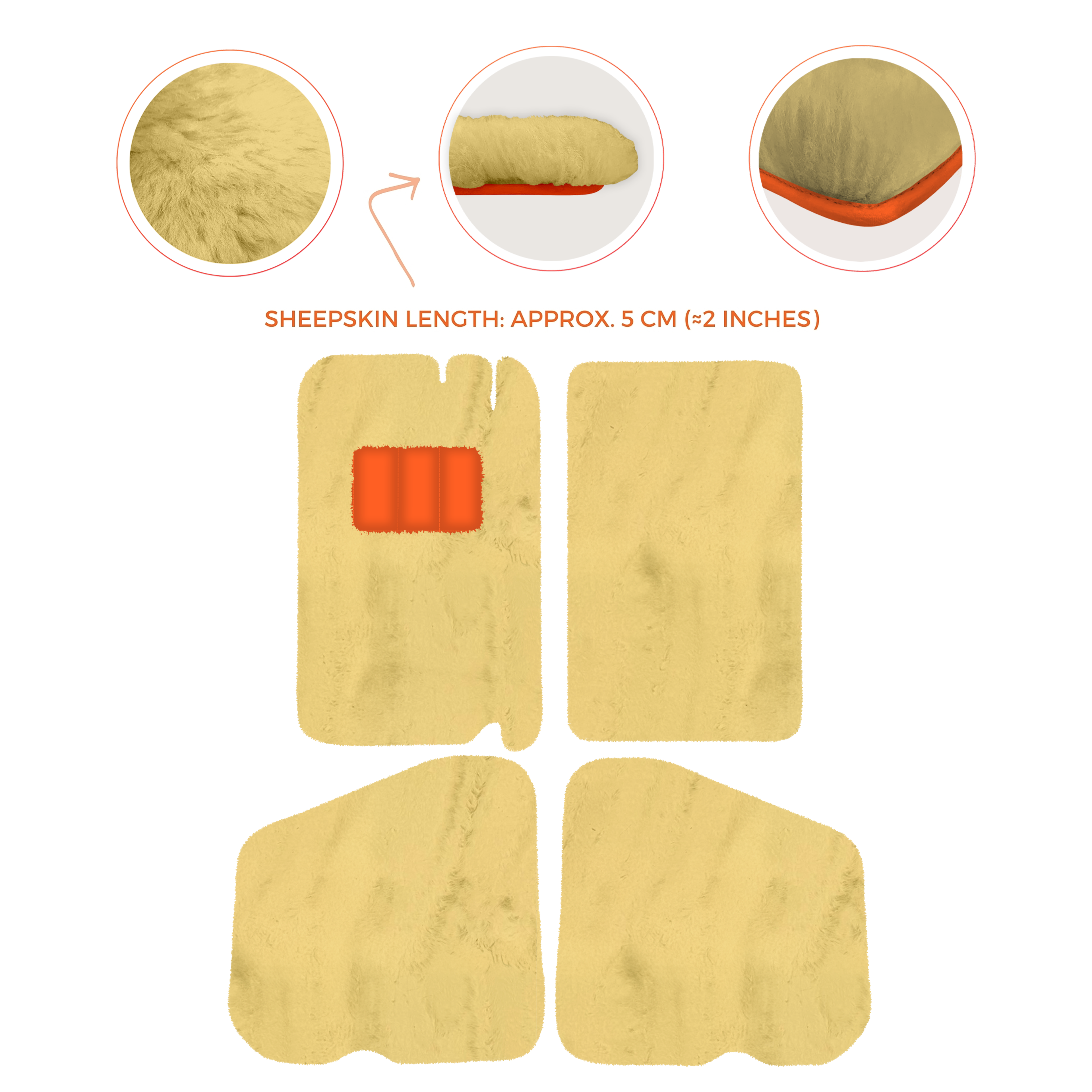 Rolls-Royce Shadow (1965-1977) - Sheepskin Length, Various Color Options Custom Fit Premium Velour Floor Mats
