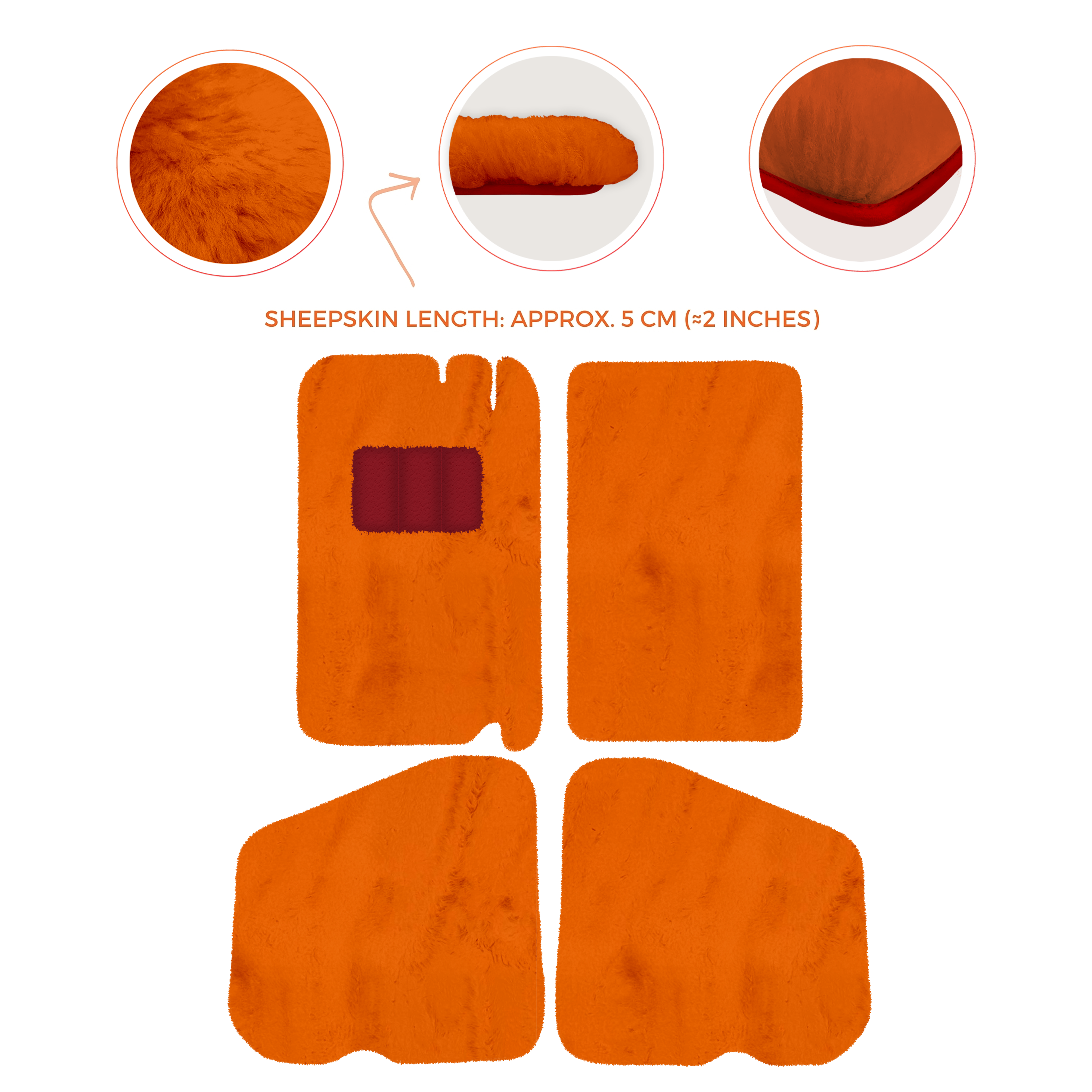 Rolls-Royce Shadow (1965-1977) - Sheepskin Length, Various Color Options Custom Fit Premium Velour Floor Mats
