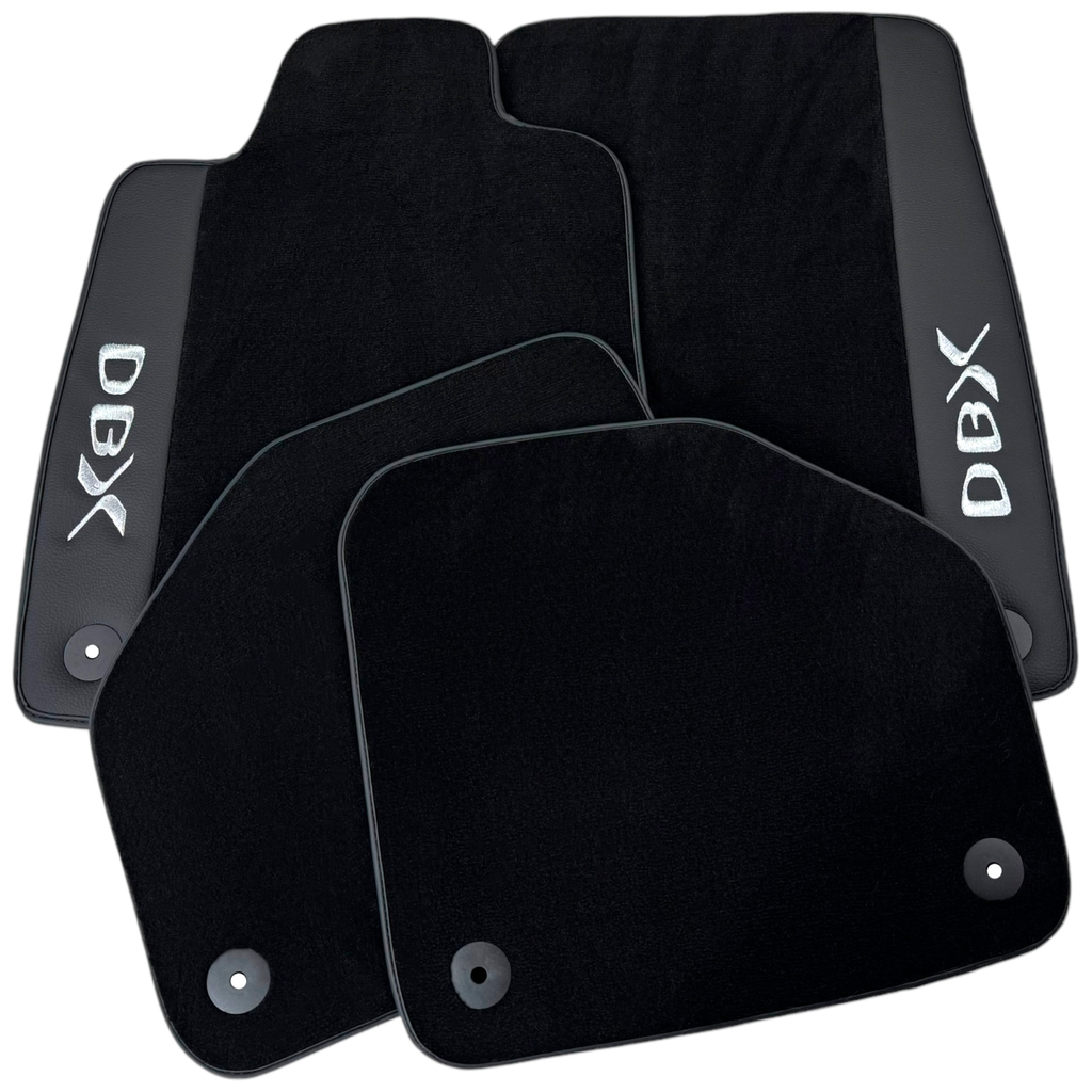 Aston Martin DBX707 (2022-2026) SUV with Leather Custom Fit Premium Velour Floor Mats