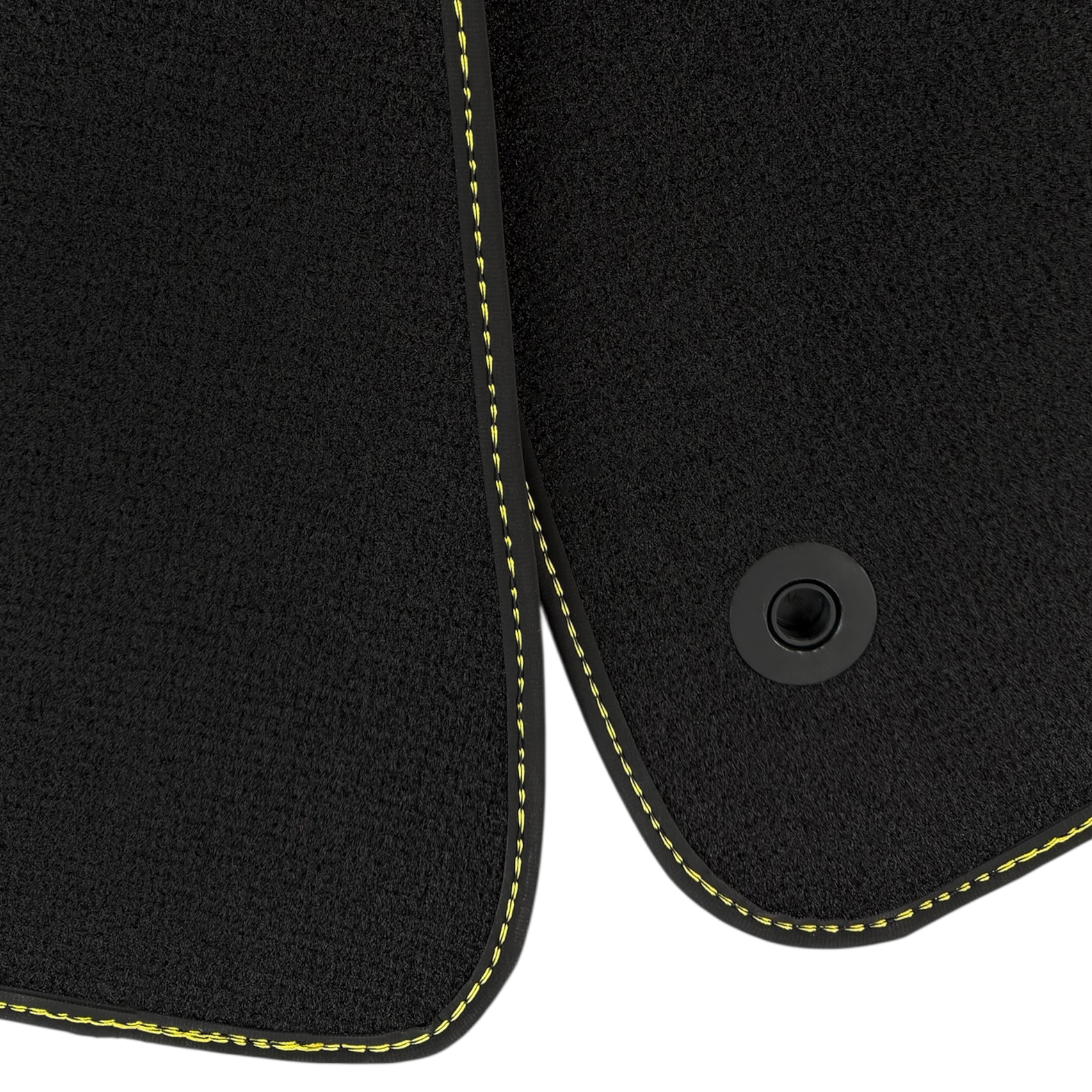 Mercedes Benz AMG GTR | Yellow Edition Custom Fit Premium Velour Floor Mats
