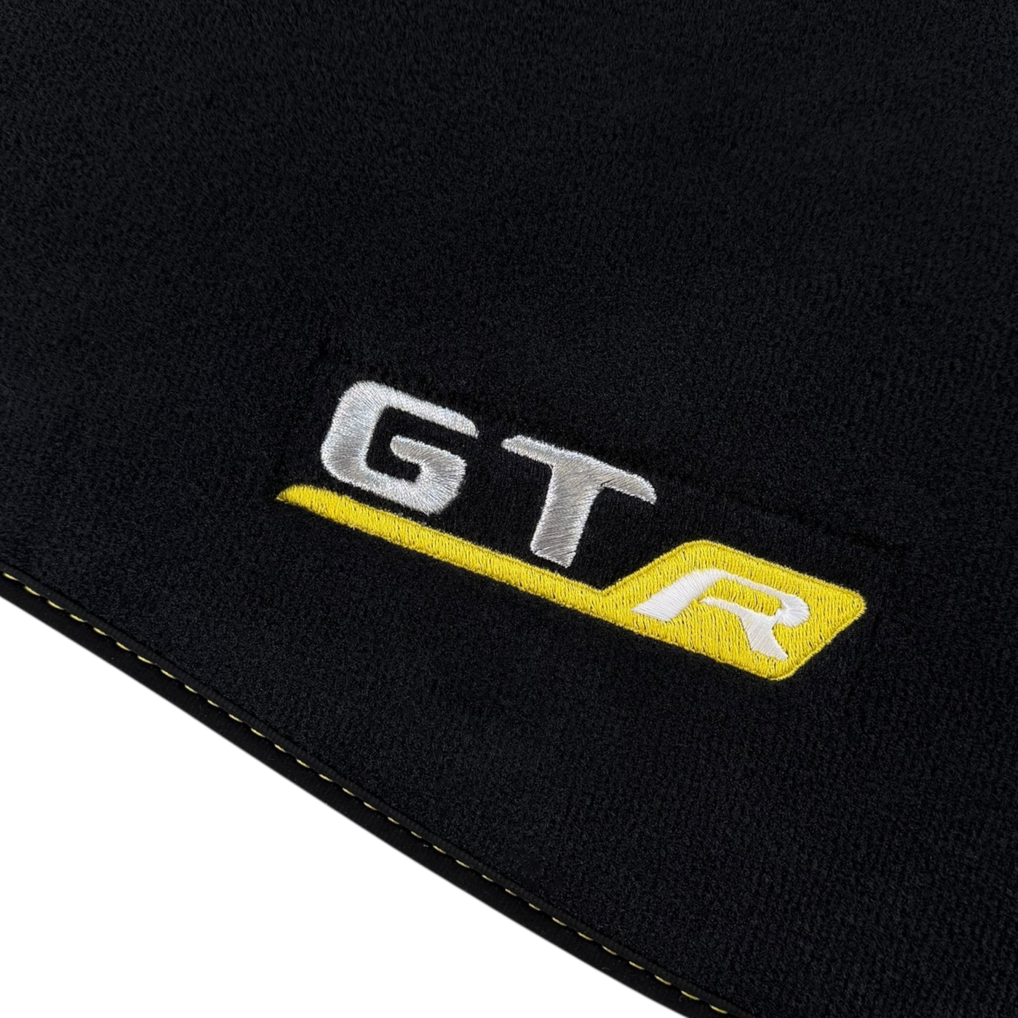 Mercedes Benz AMG GTR | Yellow Edition Custom Fit Premium Velour Floor Mats