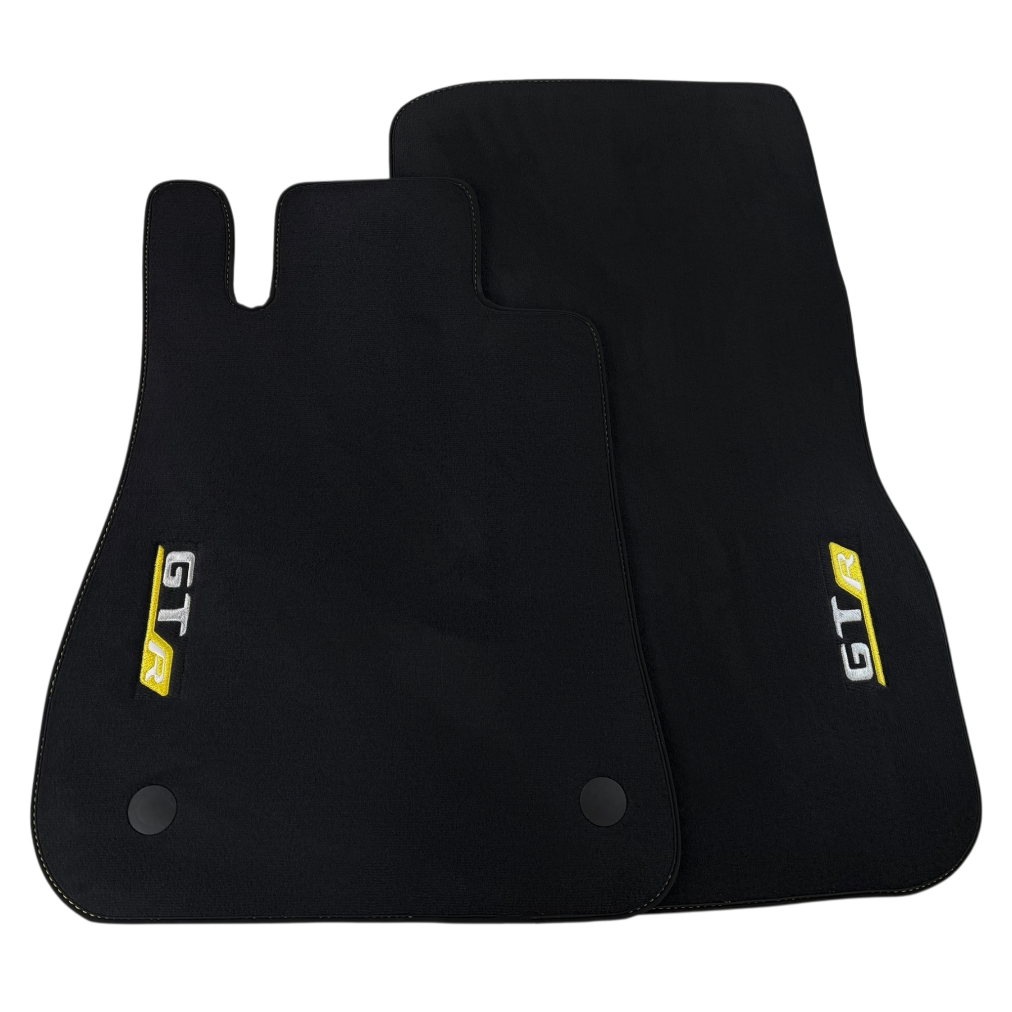 Mercedes Benz AMG GTR | Yellow Edition Custom Fit Premium Velour Floor Mats