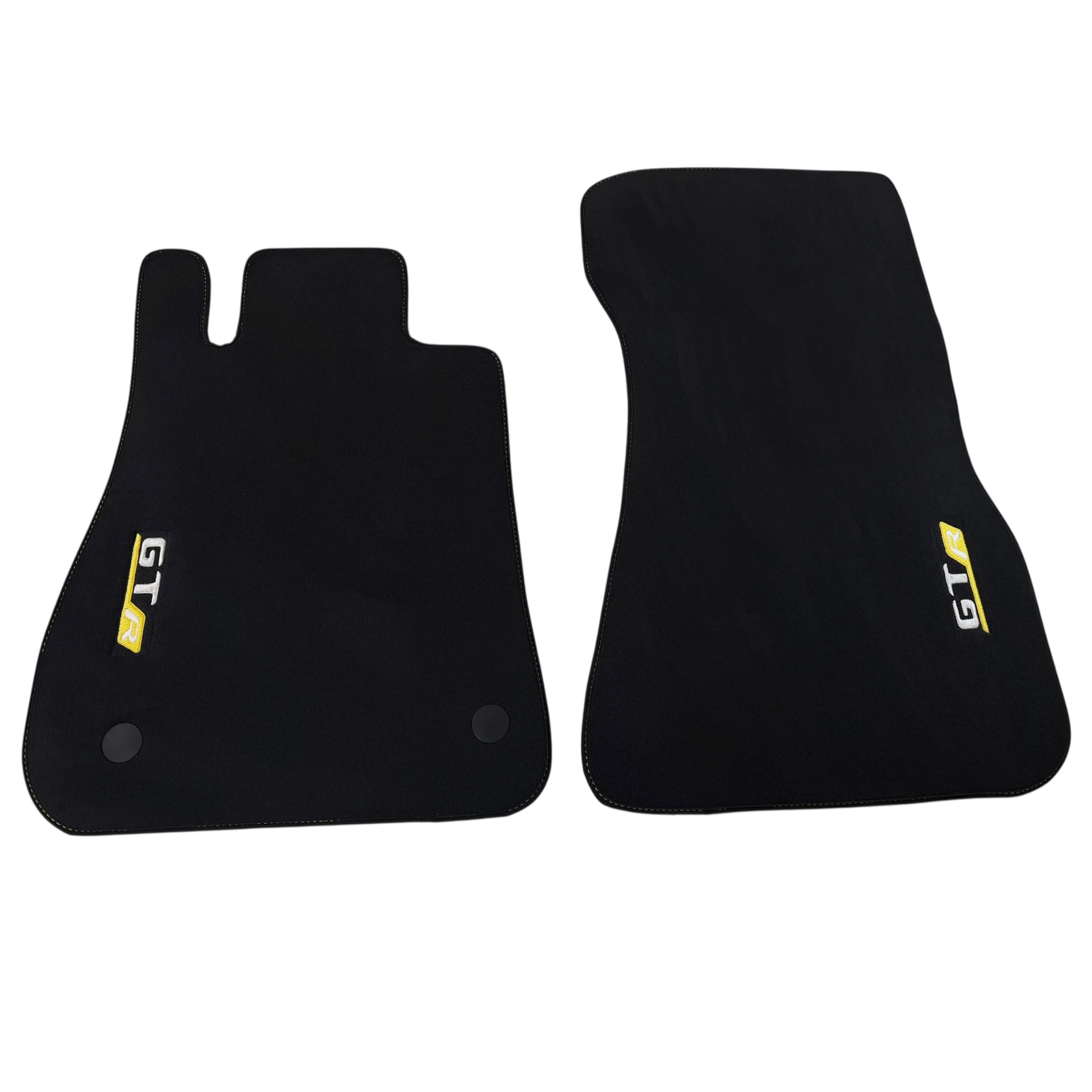 Mercedes Benz AMG GTR | Yellow Edition Custom Fit Premium Velour Floor Mats
