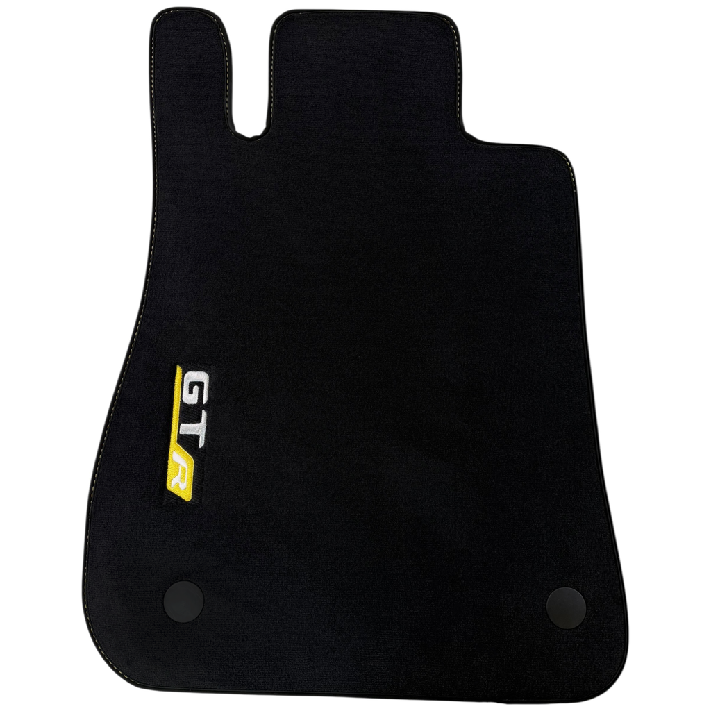 Mercedes Benz AMG GTR | Yellow Edition Custom Fit Premium Velour Floor Mats