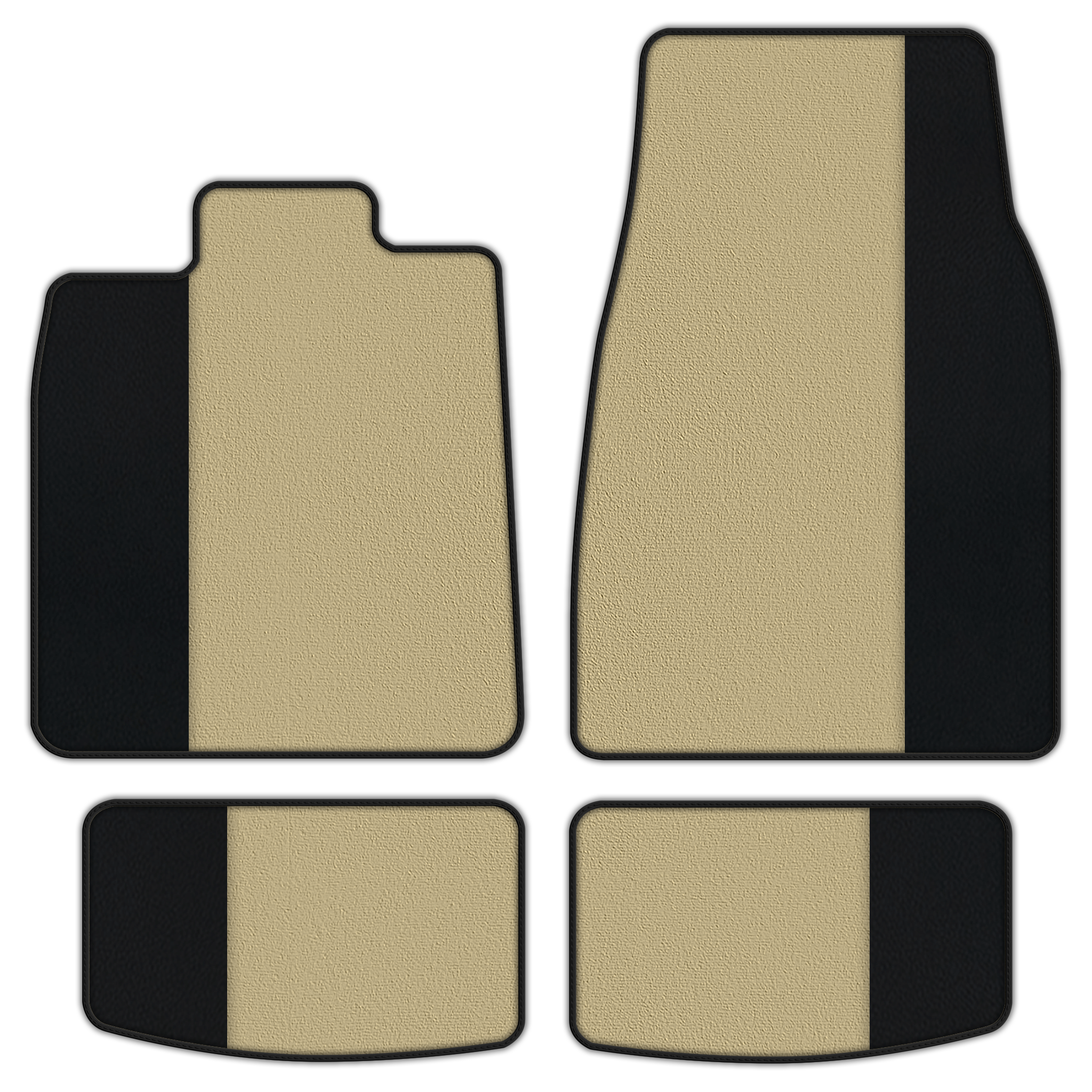 Porsche Taycan (2019-2023) Custom Fit Premium Velour Floor Mats