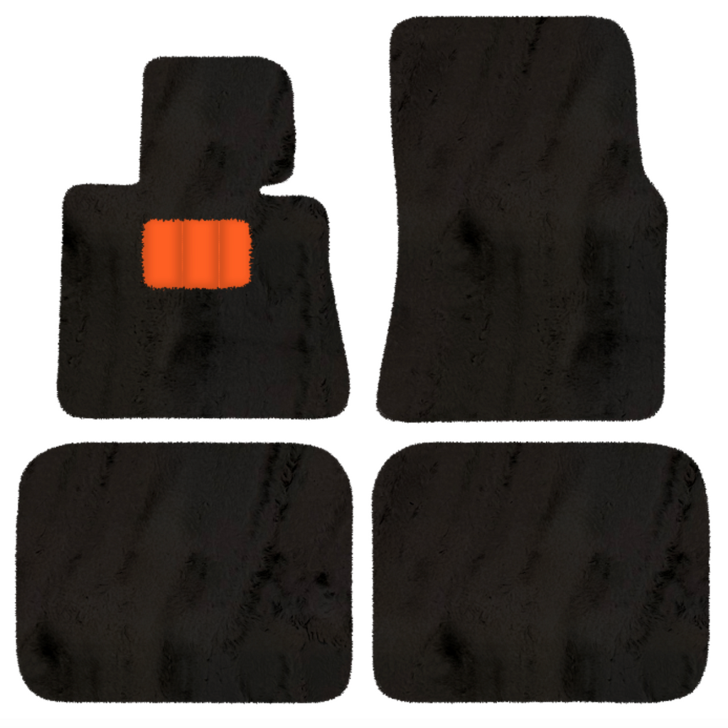 Rolls-Royce Phantom Sedan (2003-2016) - Sheepskin Length, Various Color Options Custom Fit Premium Velour Floor Mats