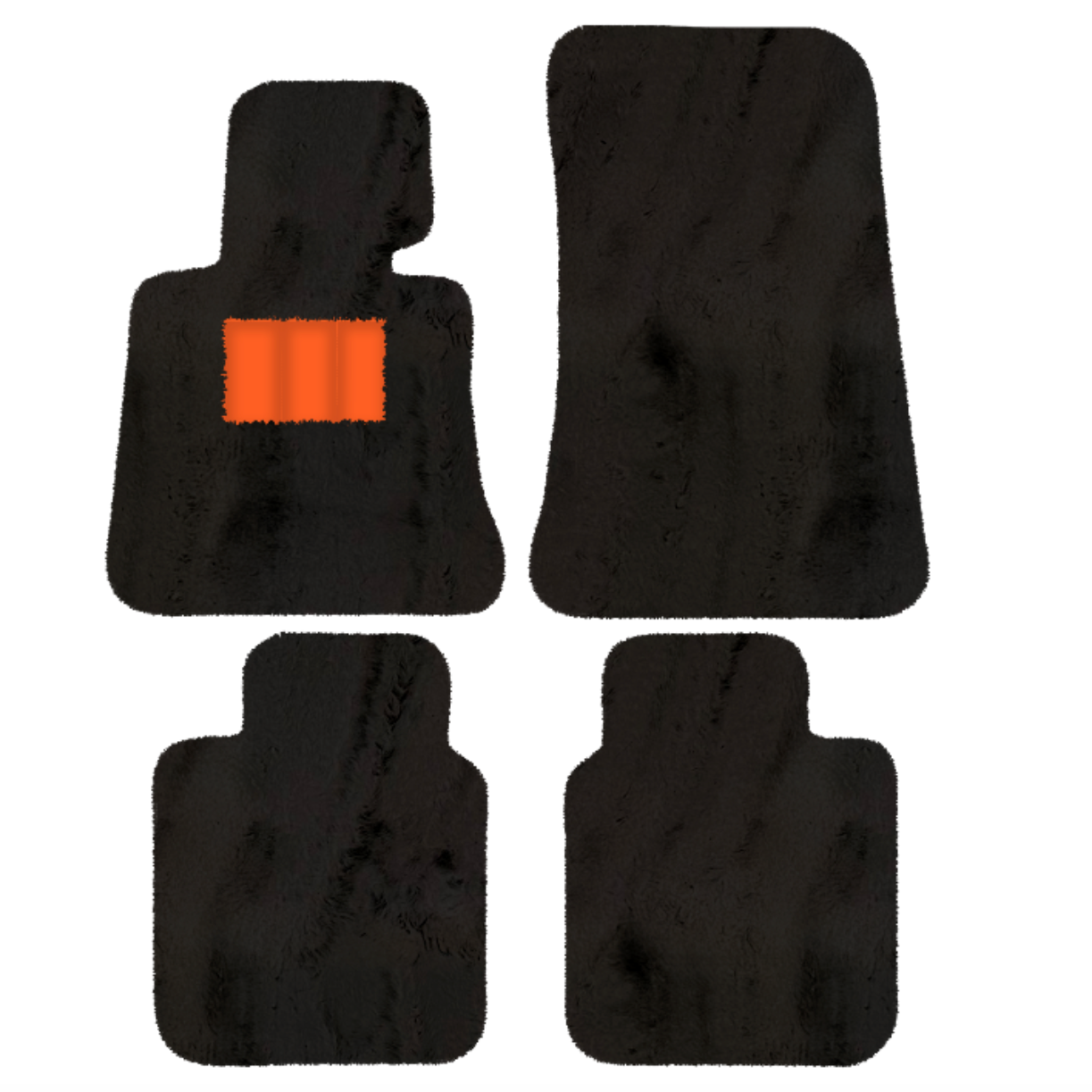 Rolls-Royce Phantom Drophead Coupe (2007-2016) - Sheepskin Length, Various Color Options Custom Fit Premium Velour Floor Mats