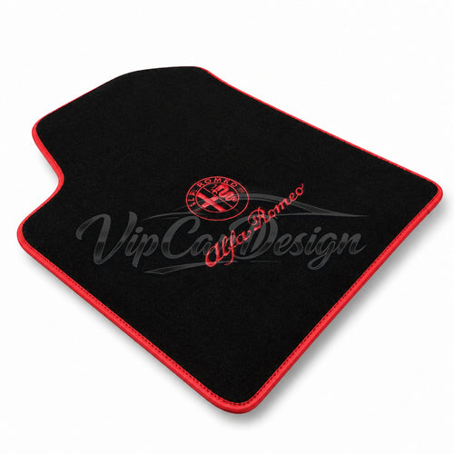 Alfa Romeo 146 (1995-2000) Custom Fit Floor Mats Alfa Romeo Crest - Complete Set Overview | VipCarDesign