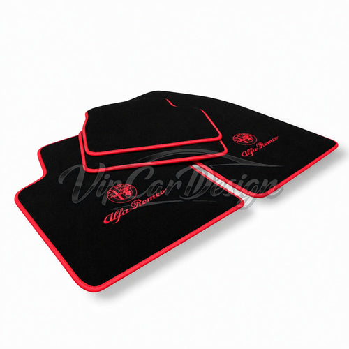Alfa Romeo 146 (1995-2000) Custom Fit Floor Mats Alfa Romeo Crest - Front Floor Mats | VipCarDesign
