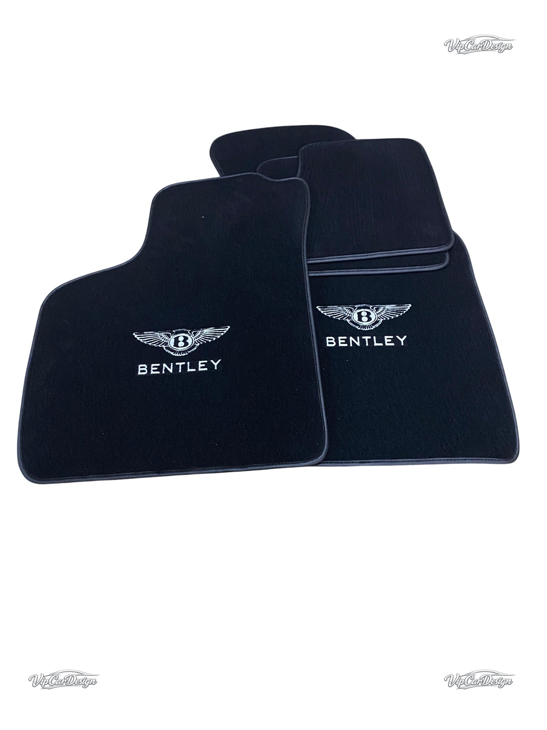 Bentley Flying Spur (2005-2013) Custom Fit Floor Mats Bentley Logo - Bentley Logo Detail | VipCarDesign