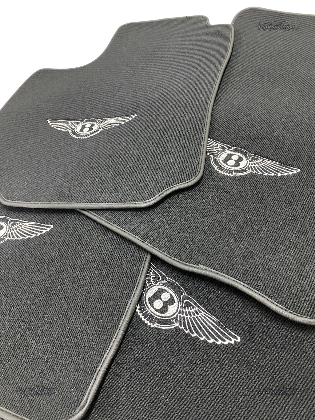 Bentley Arnage T (1998-2009) Custom Fit Floor Mats Wings Logo - Premium Finish | VipCarDesign