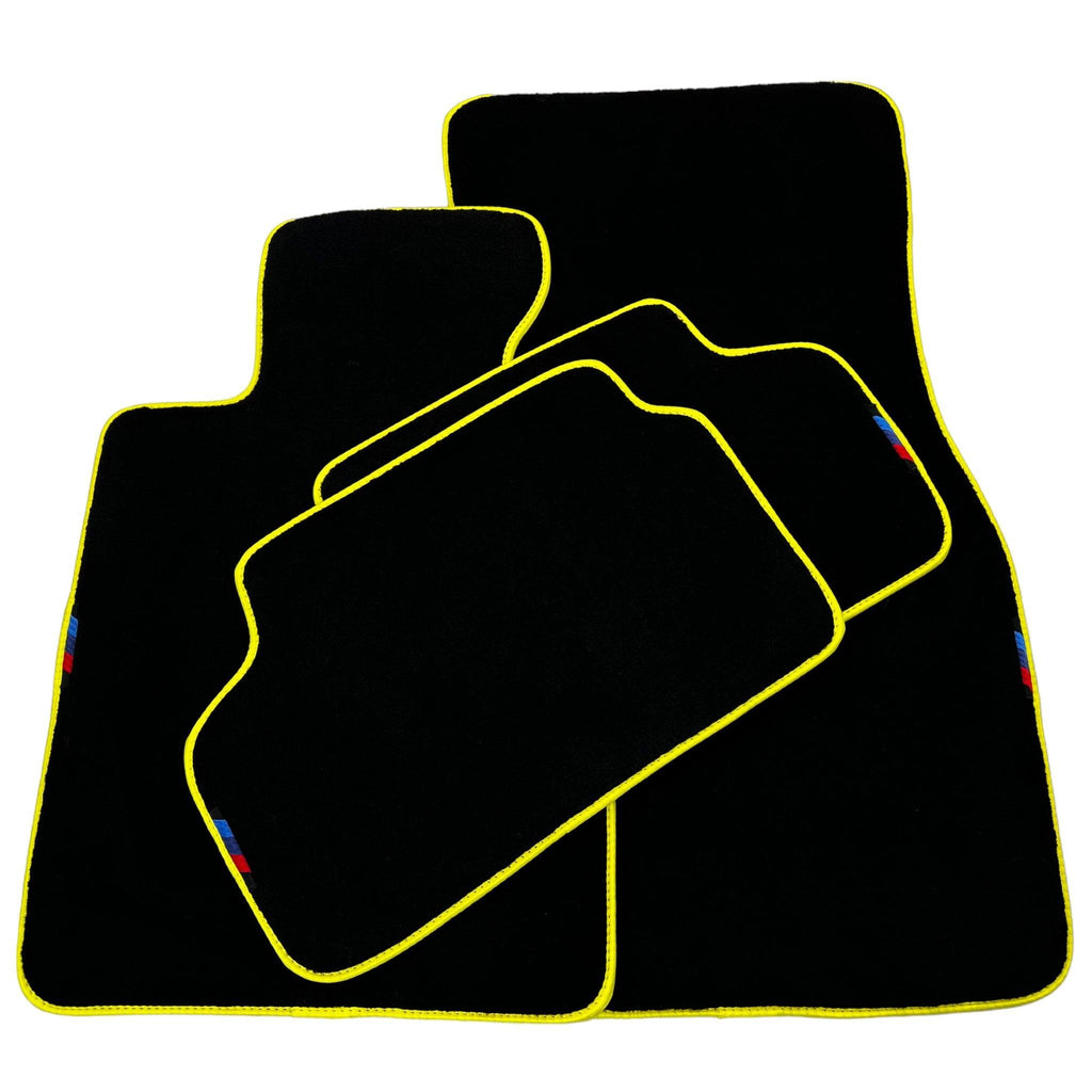 BMW M240i G42 M (2021-2026) Coupe | Yellow Trim Custom Fit Premium Velour Floor Mats
