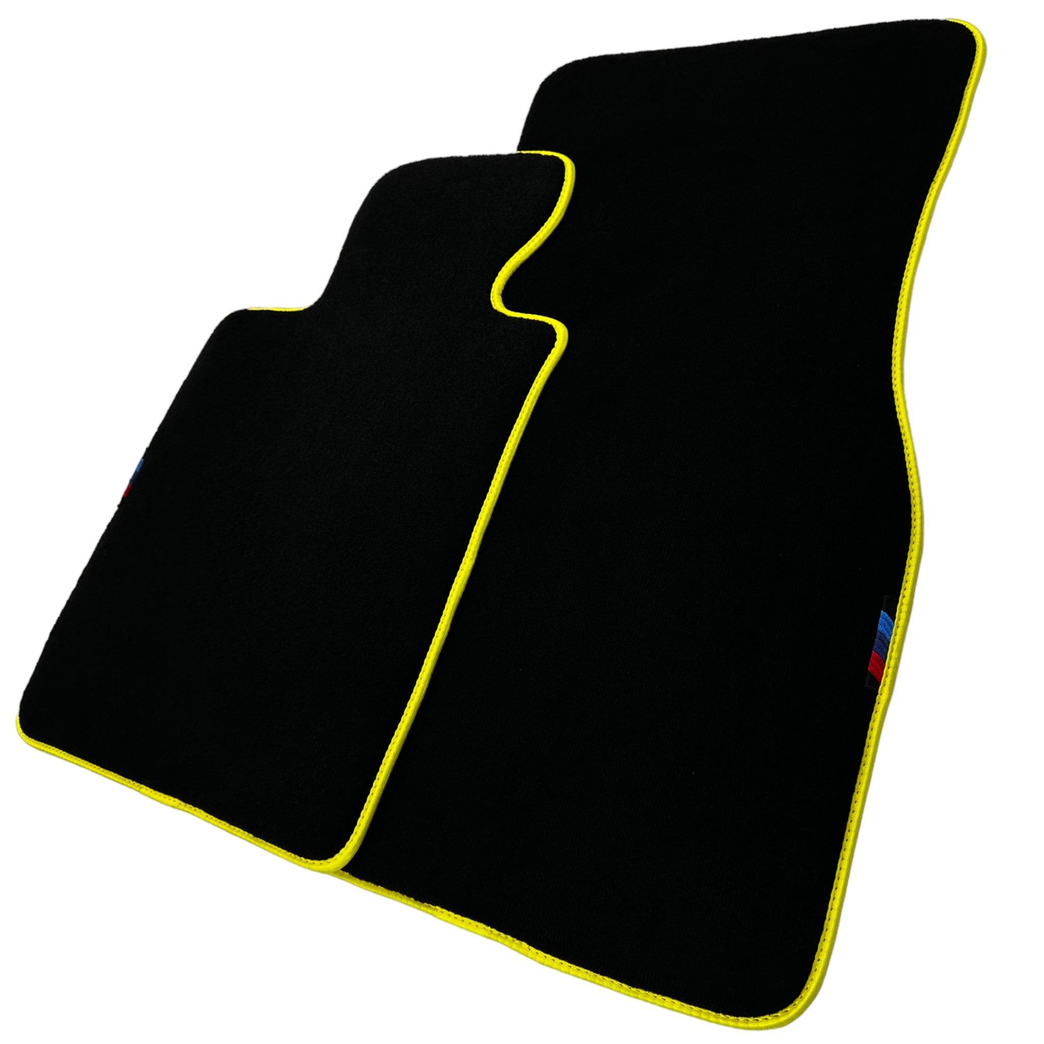 BMW M135i F40 M (2020-2024) Hatchback | Yellow Trim Custom Fit Premium Velour Floor Mats