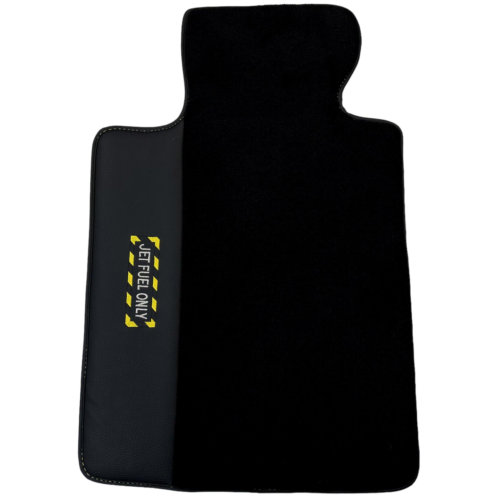 BMW G60 (2023-2026) Sedan - "Jet Fuel Only" Custom Fit Premium Velour Floor Mats