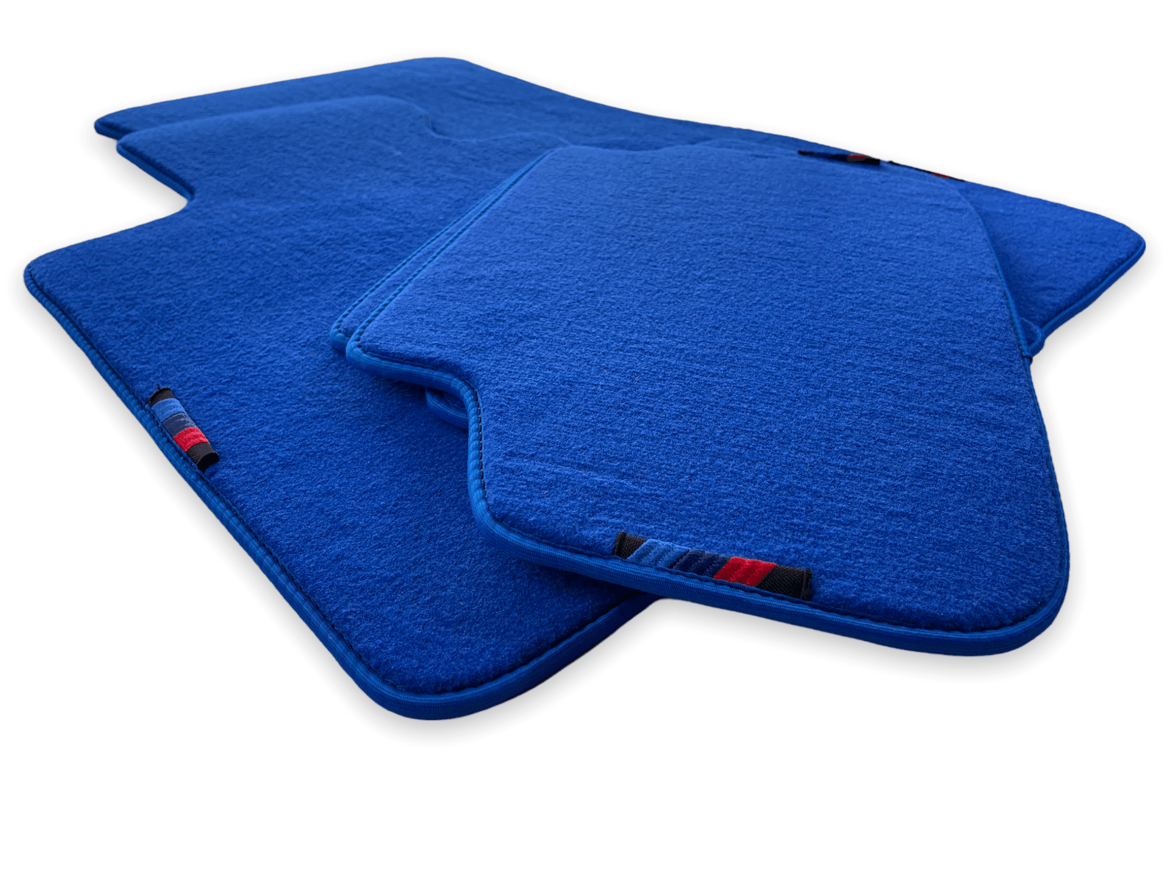 Blue Floor Mats For BMW G61 (2023-2026) Touring With M Package Custom Fit Premium Velour Floor Mats