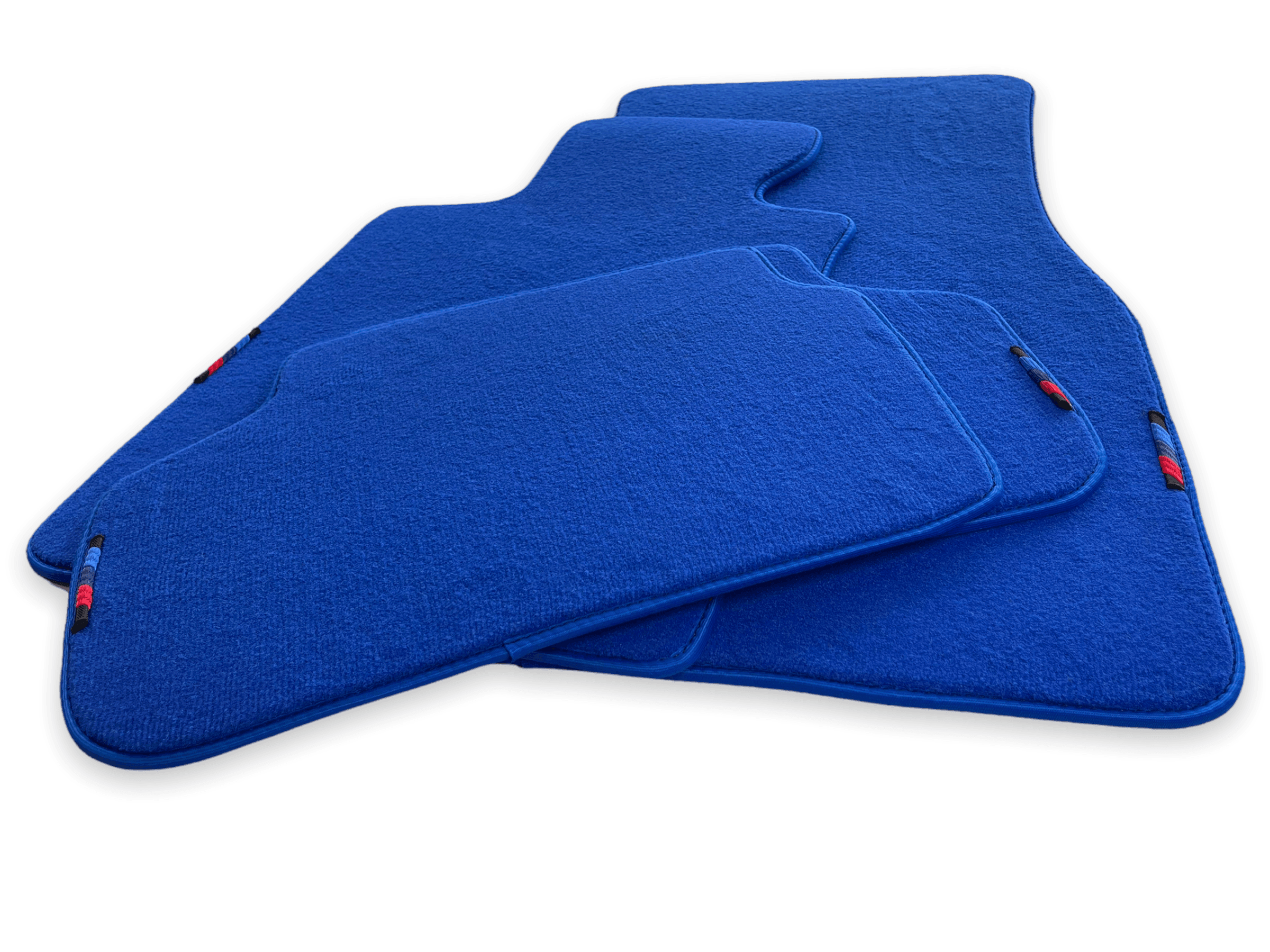 Blue Floor Mats For BMW G61 (2023-2026) Touring With M Package Custom Fit Premium Velour Floor Mats
