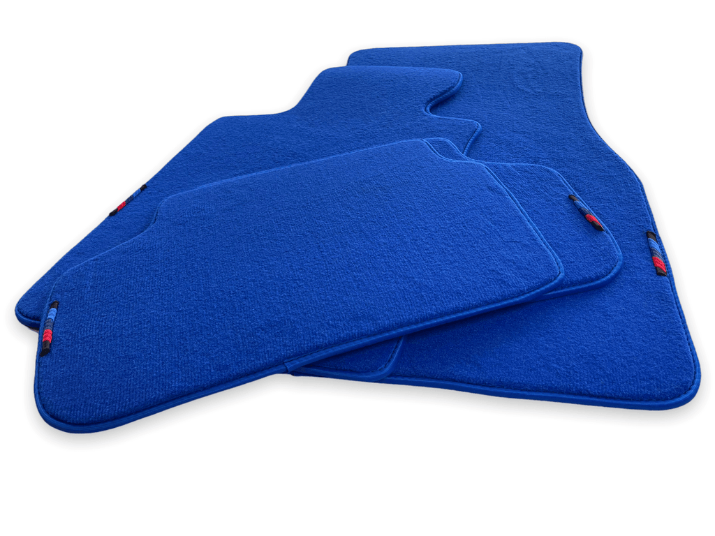 Blue Floor Mats For BMW 2 Series U06 (2022-2026) With M Package Custom Fit Premium Velour Floor Mats