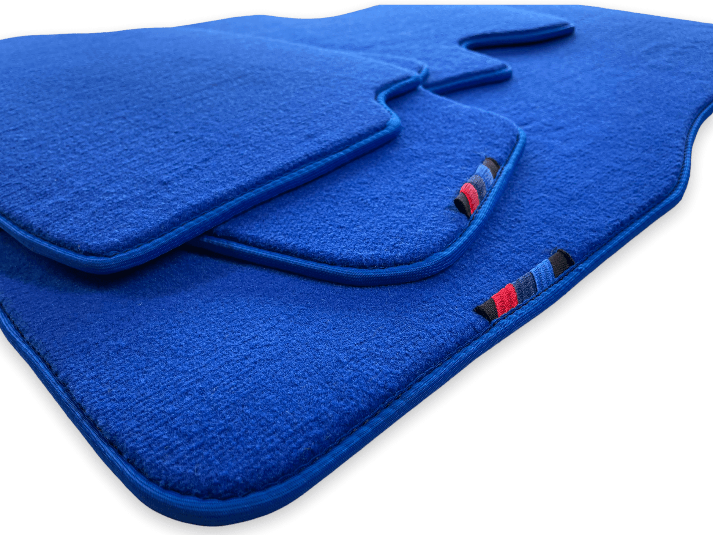 Blue Floor Mats For BMW 2 Series U06 (2022-2026) With M Package Custom Fit Premium Velour Floor Mats