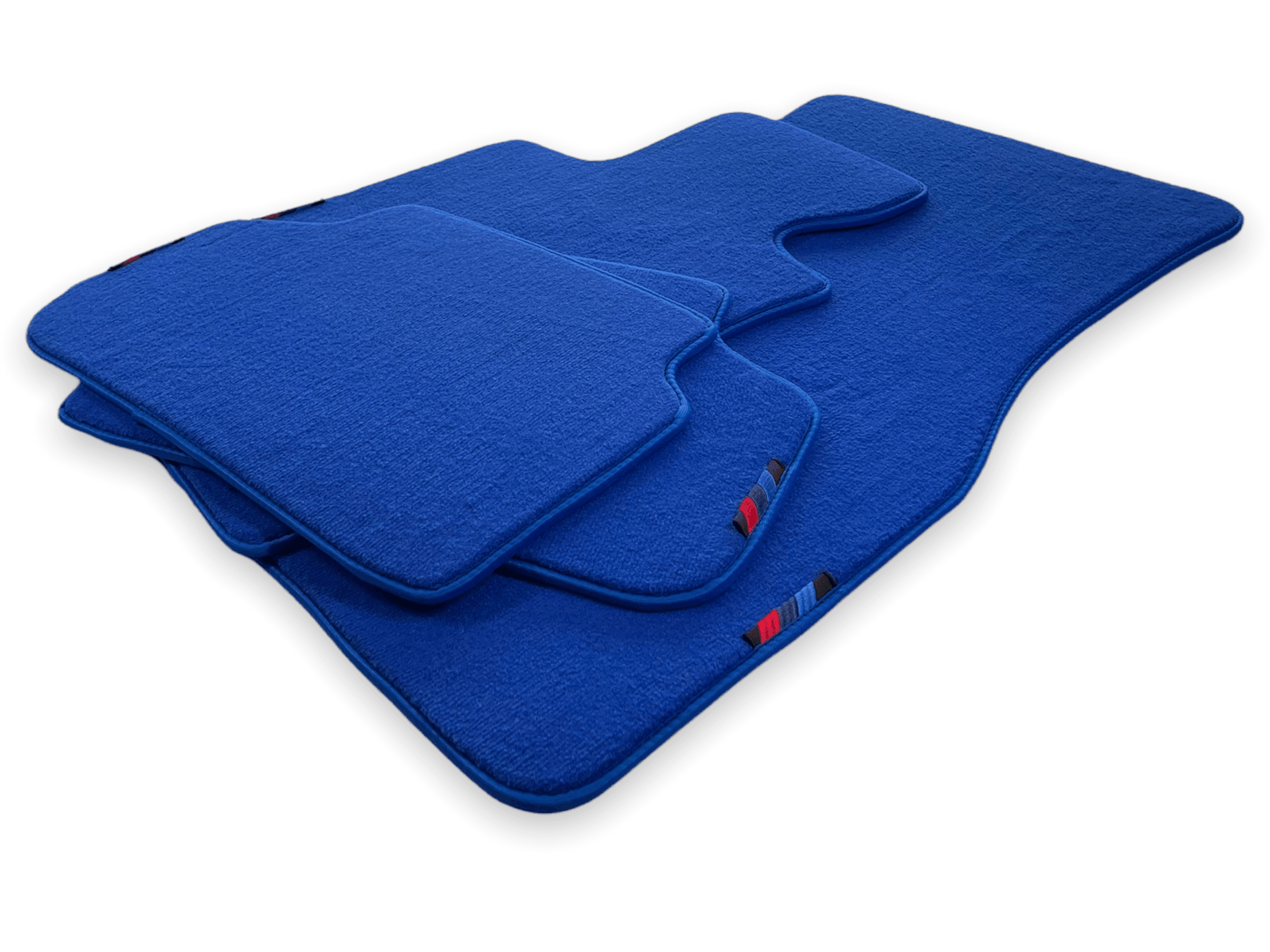 Blue Floor Mats For BMW 2 Series U06 (2022-2026) With M Package Custom Fit Premium Velour Floor Mats