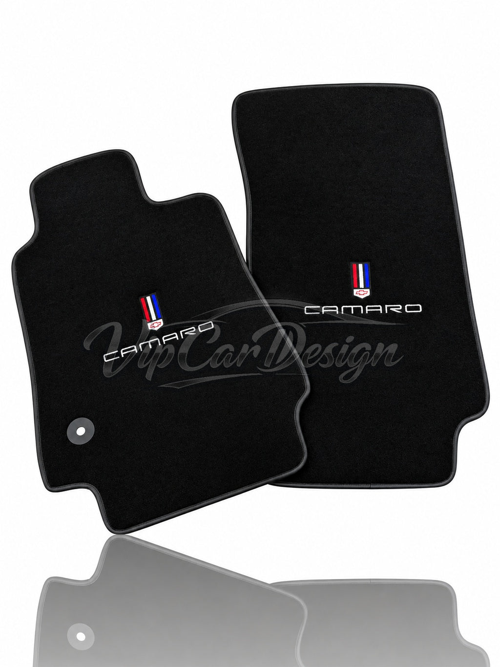 Chevrolet Camaro (1993-2002) Custom Fit Floor Mats Camaro Logo - Front Floor Mats | VipCarDesign