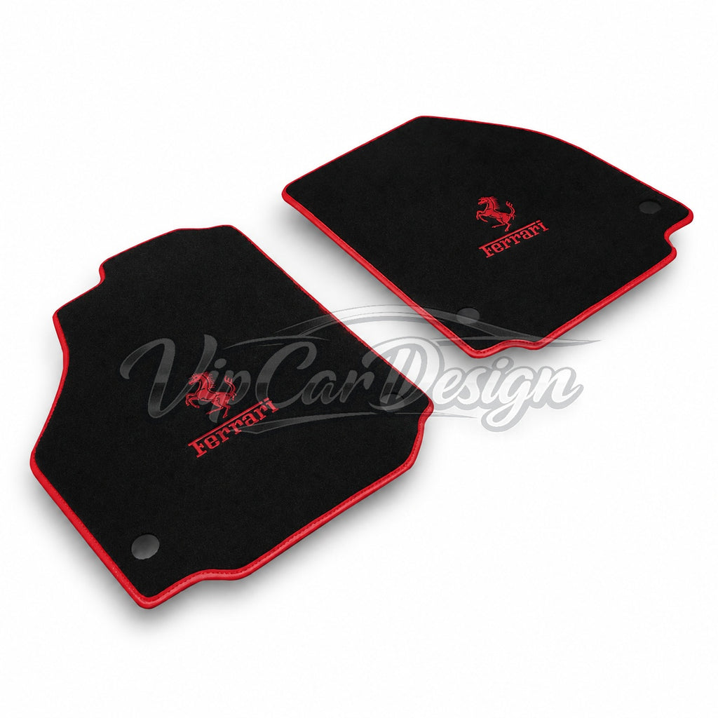 Ferrari 12Cilindri Custom Fit Floor Mats - Full Set Angled View | VipCarDesign