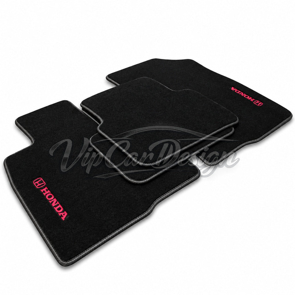 Honda S2000 1999 and After Custom Fit Floor Mats Honda Logo - Complete Set Overview | VipCarDesign