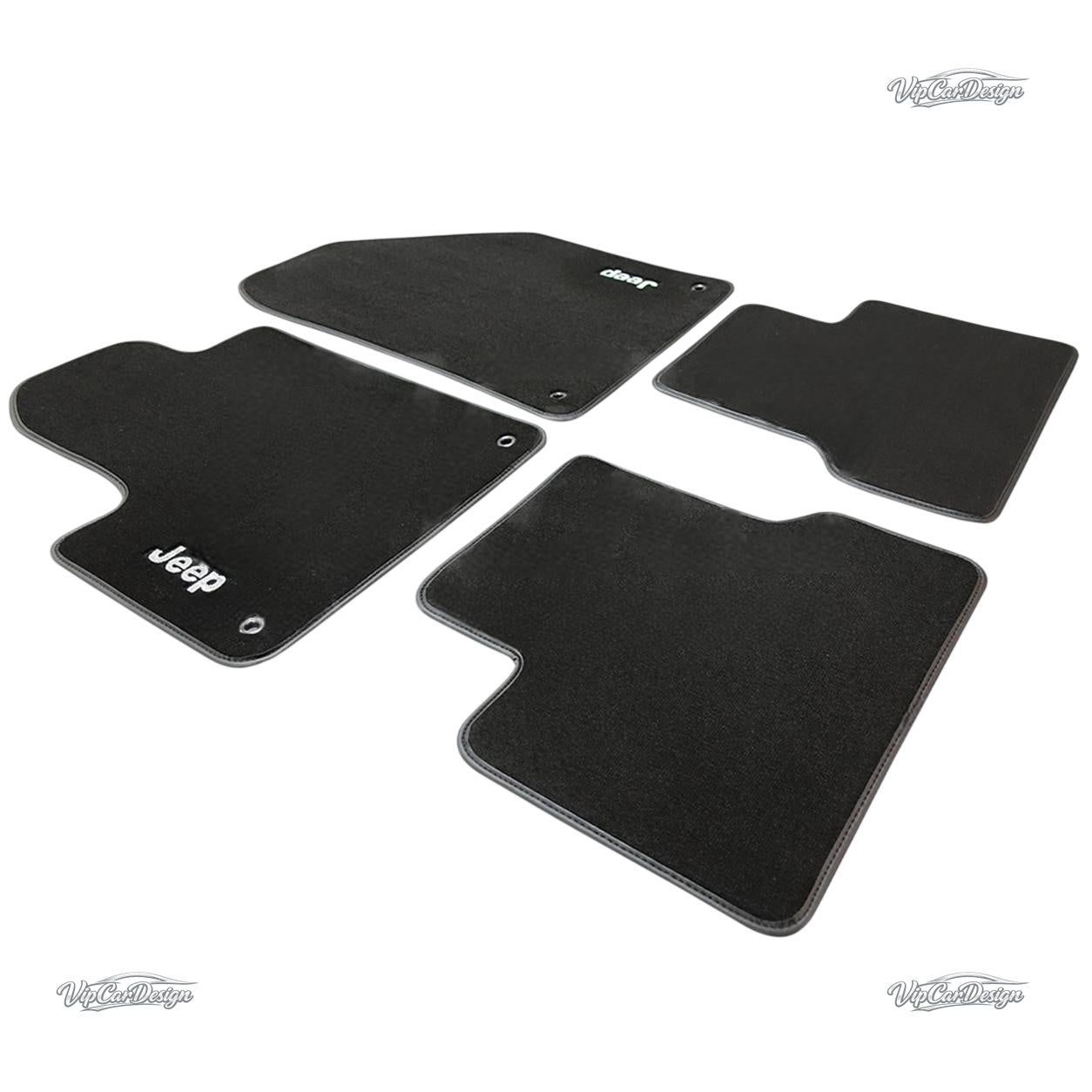 Jeep Grand Cherokee WK2 (2011-2023) Custom Fit Floor Mats - Complete Set Overview | VipCarDesign