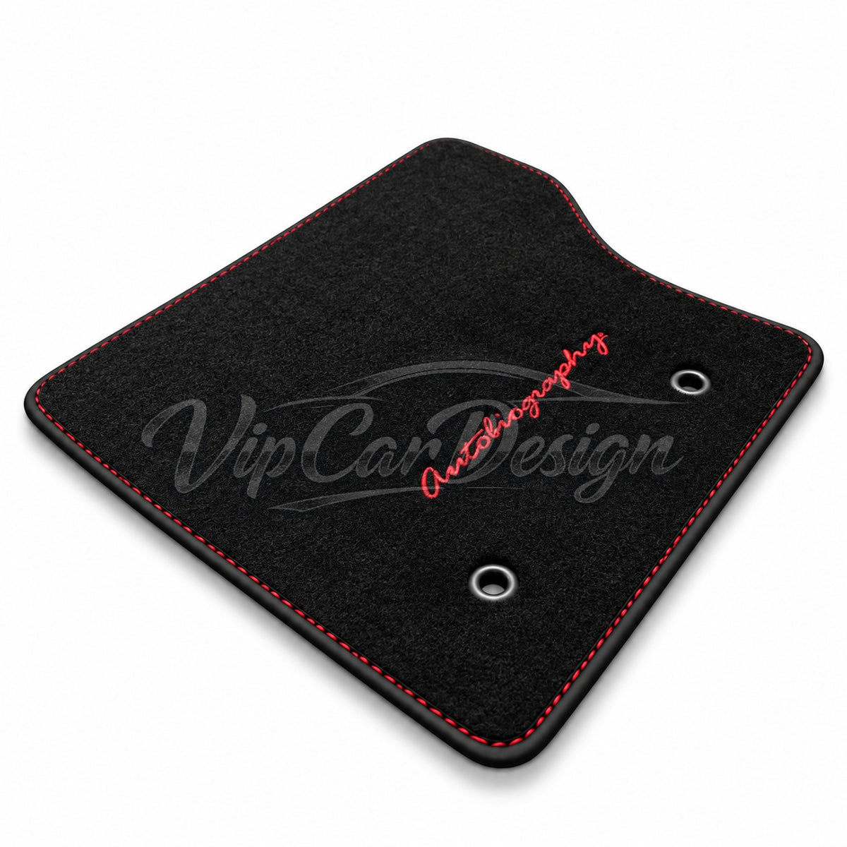 Land Rover Range Rover Evoque (2011-2018) Custom Fit Velour Floor Mats - Autobiography Logo - Complete Set Overview | VipCarDesign