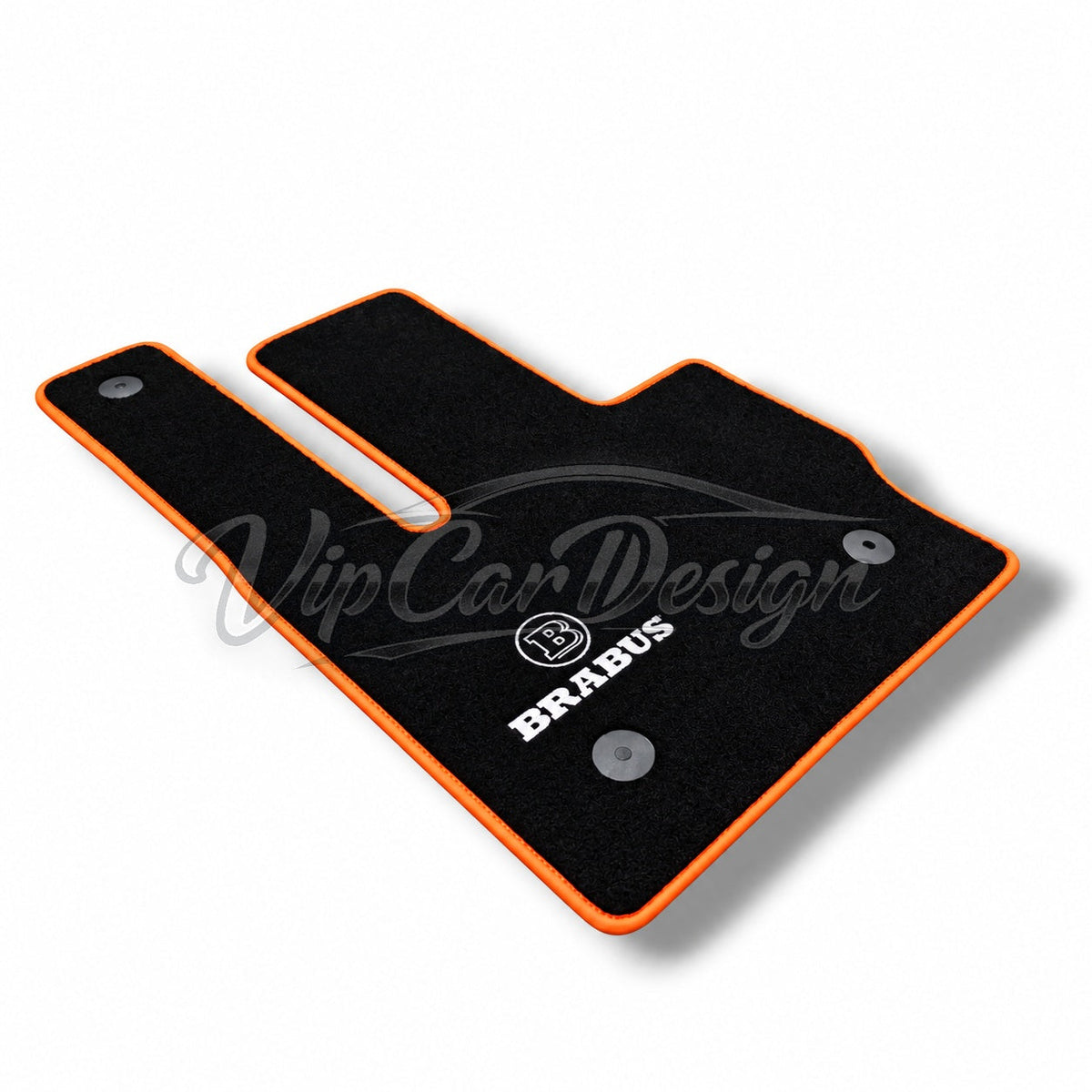Mercedes-Benz T-Class Custom Fit Floor Mats BRABUS Logo - Front Floor Mats | VipCarDesign
