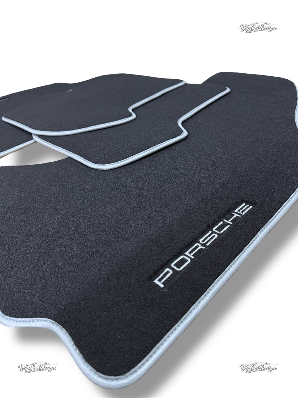 Porsche Panamera (2017-2023) Custom Fit Floor Mats - Close-Up Texture | VipCarDesign