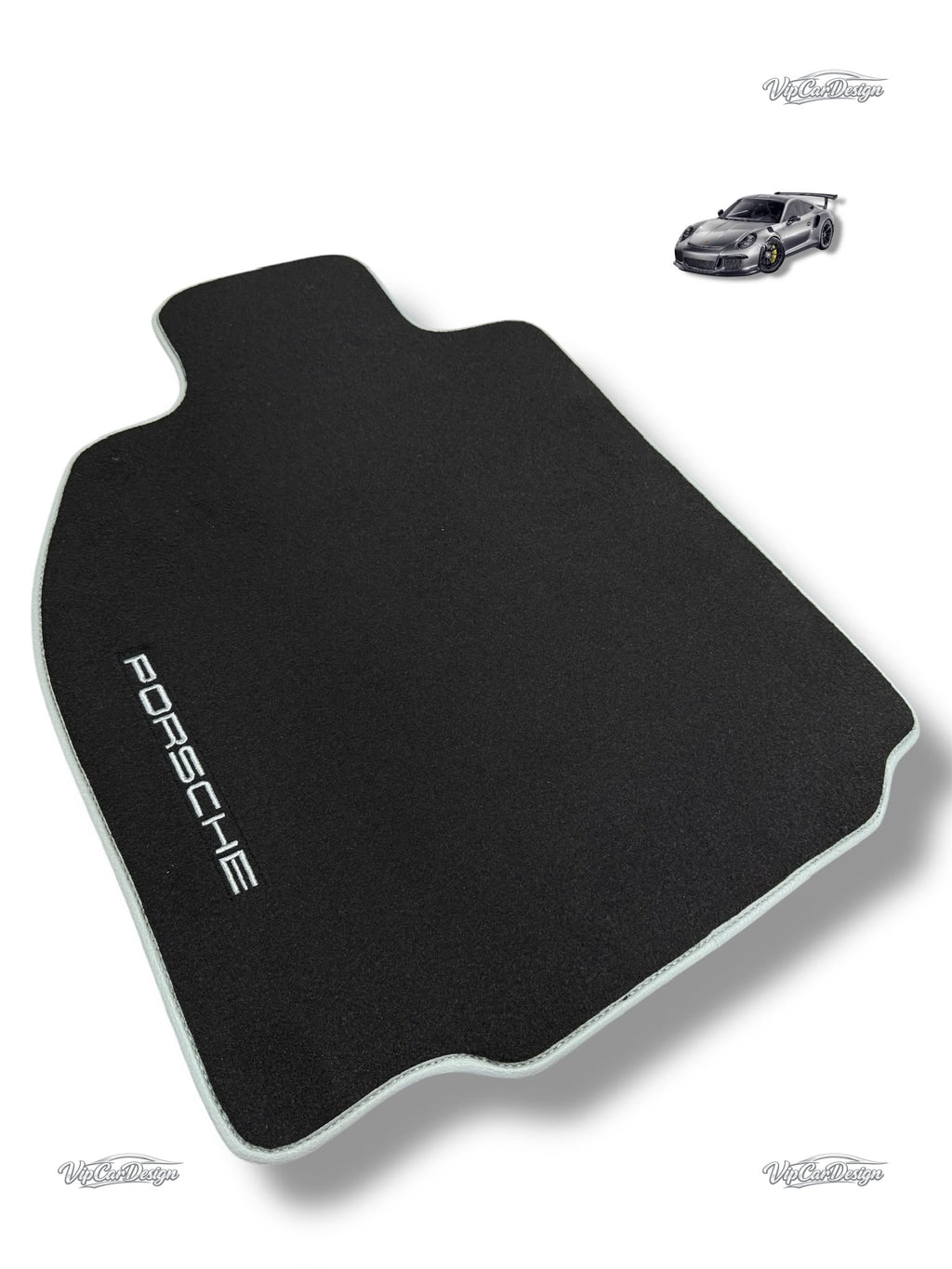 Porsche Cayenne (2018-2023) Custom Fit Floor Mats - Complete Set Overview | VipCarDesign