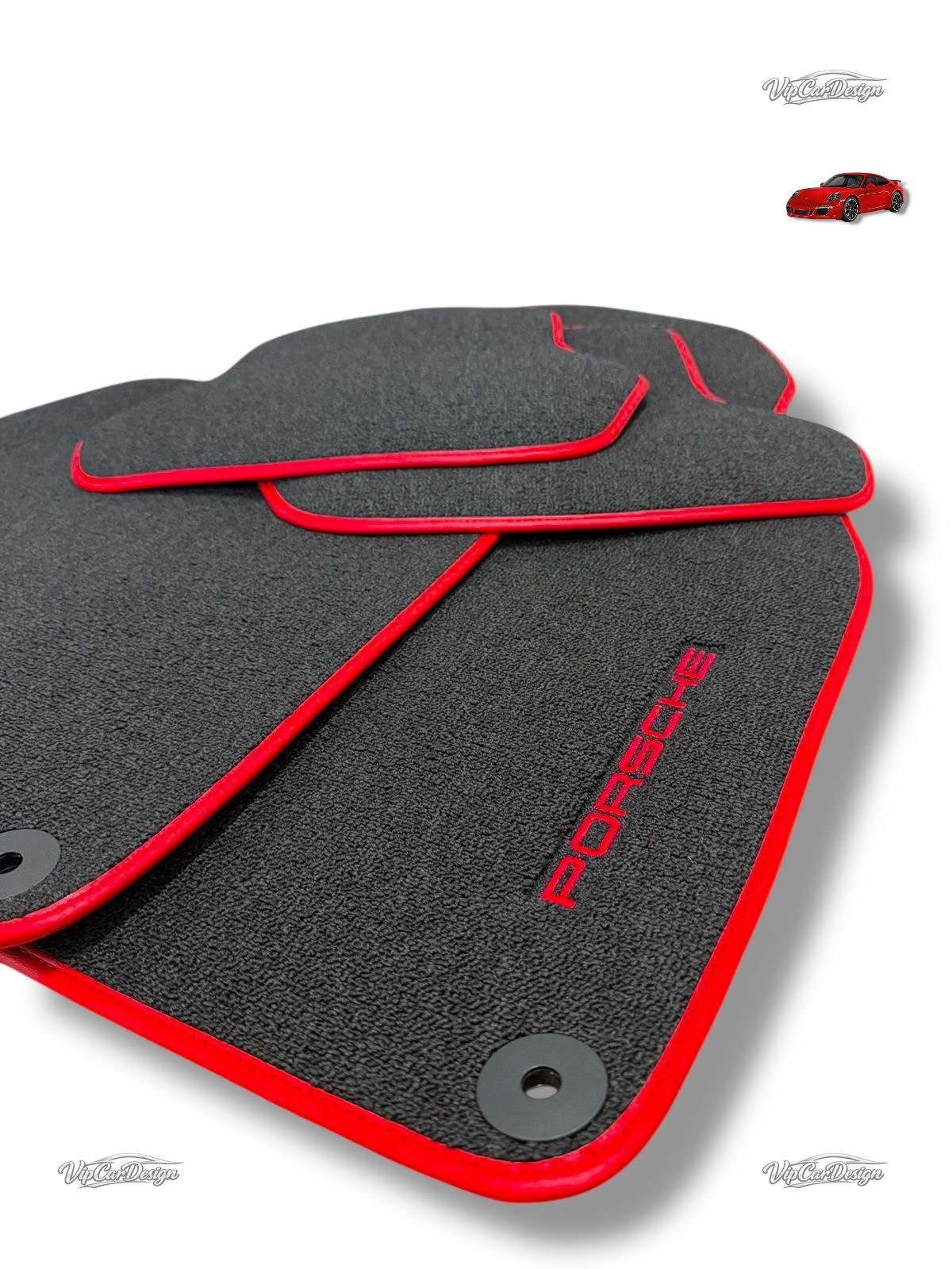 Porsche Panamera (2017-2023) Custom Fit Floor Mats - Anti-Slip Backing | VipCarDesign